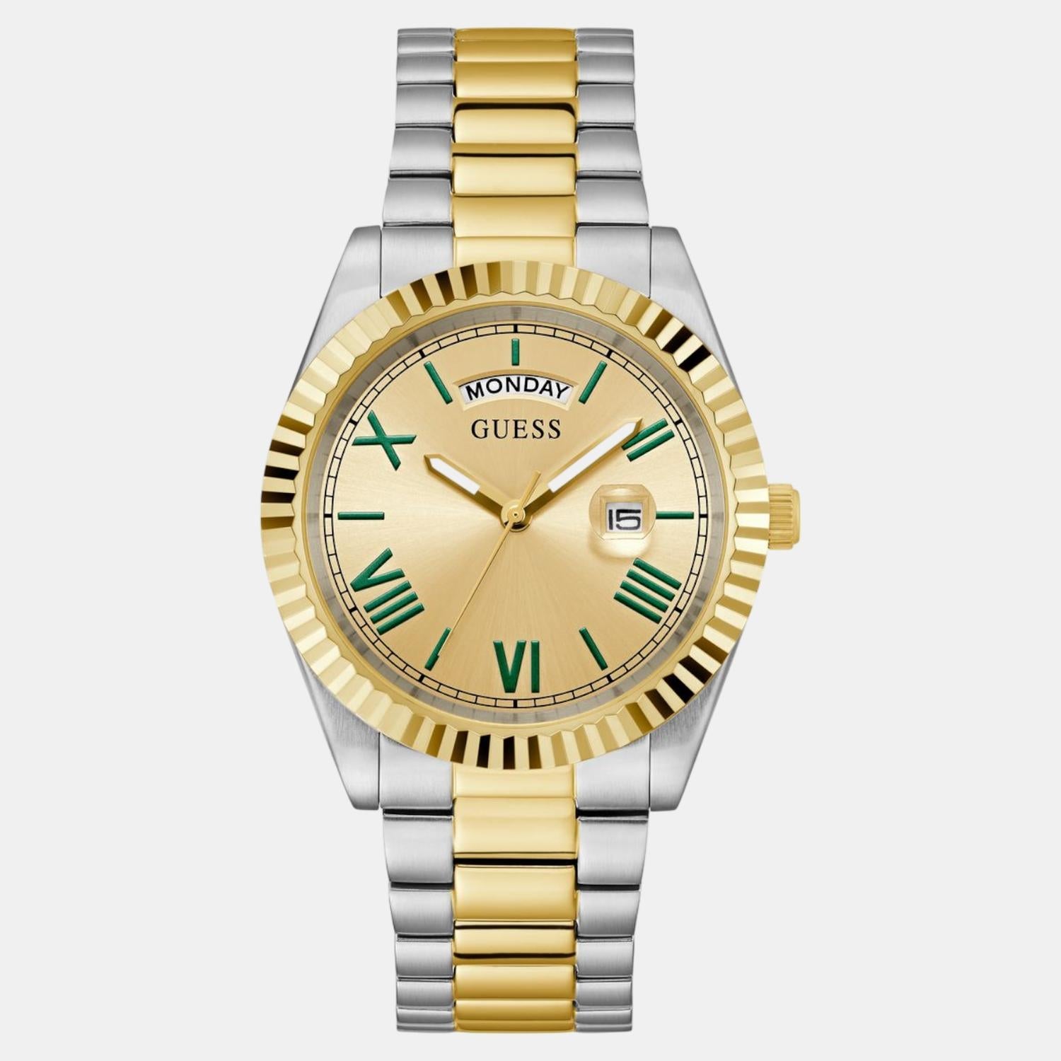 Guess Dress Men Quartz Champagne Dial Analog Stainless Steel Watch GW0265G14 - view 2