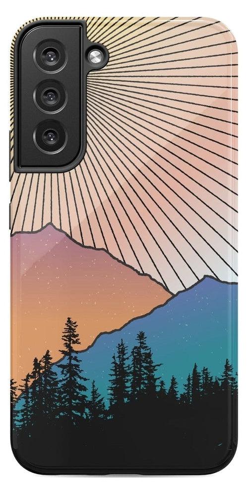 Casetry Golden Hour | Mountain Sunset Samsung Case - view 22