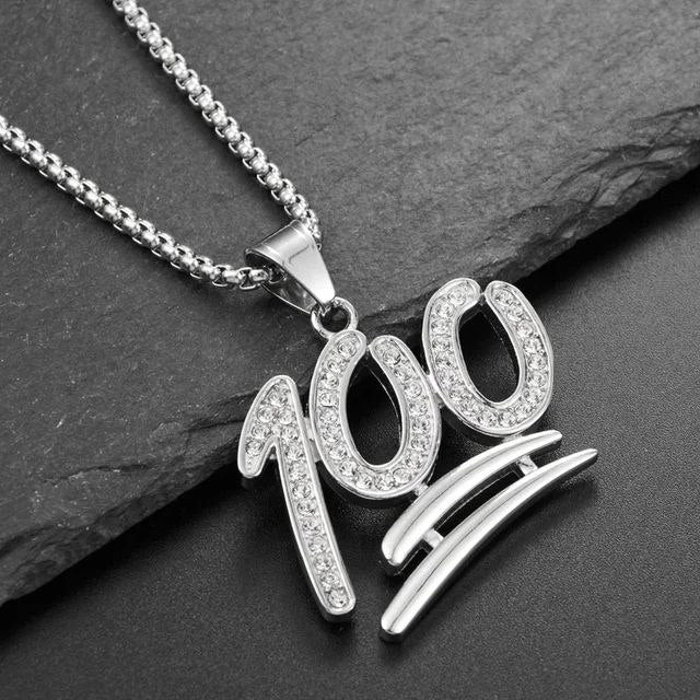 ICEDAWG 100 Emogi Pendant – Silver