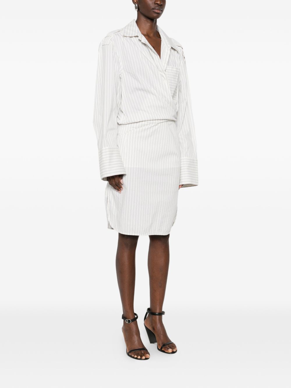Iro Lazul striped cotton dress - view 4