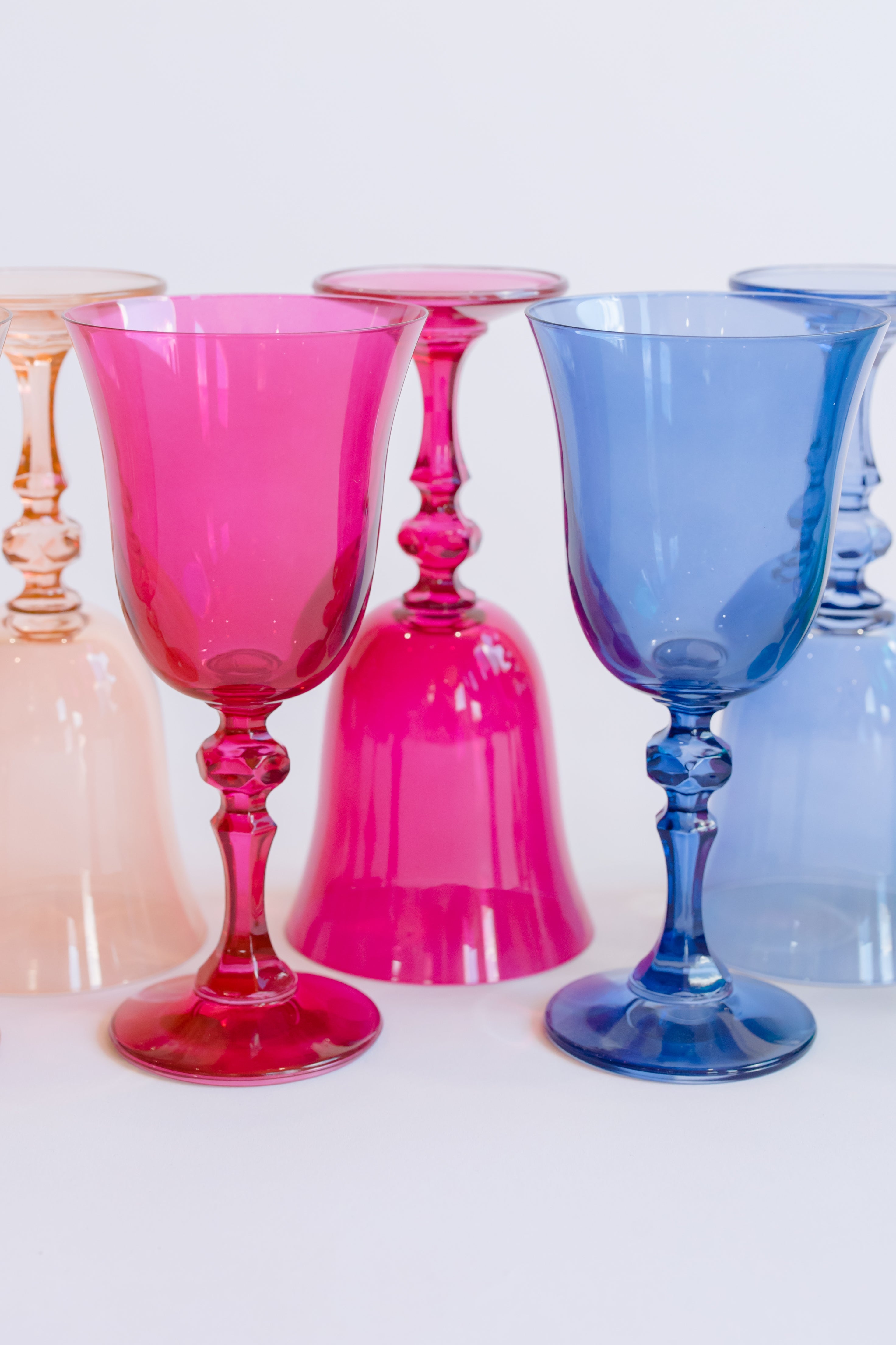 Estelle Colored Glass Estelle Colored Regal Goblet - Set of 6 {Mystery Box}