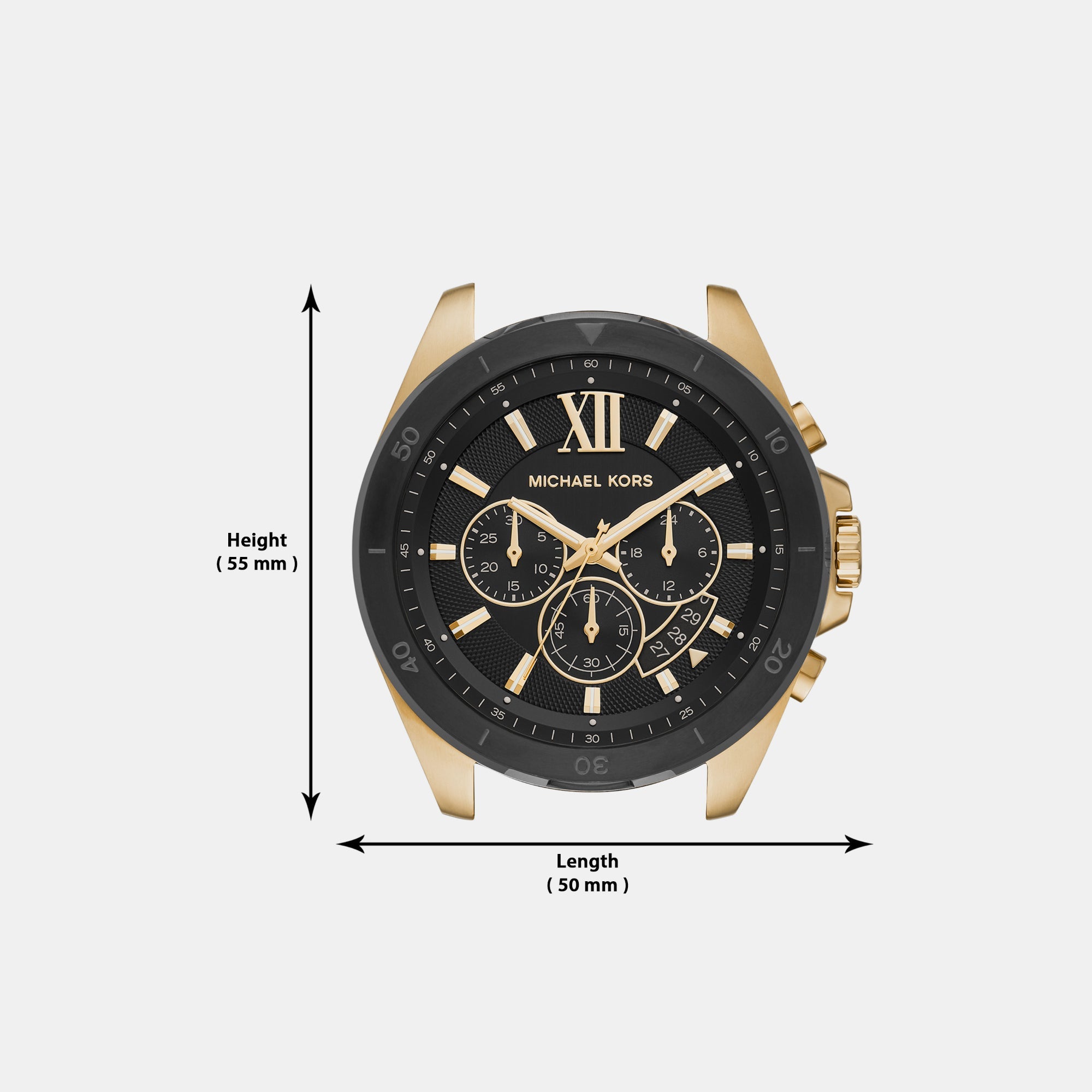 Michael Kors Brecken Men Quartz Black Dial Chronograph Stainless Steel Watch MK8848 - view 7