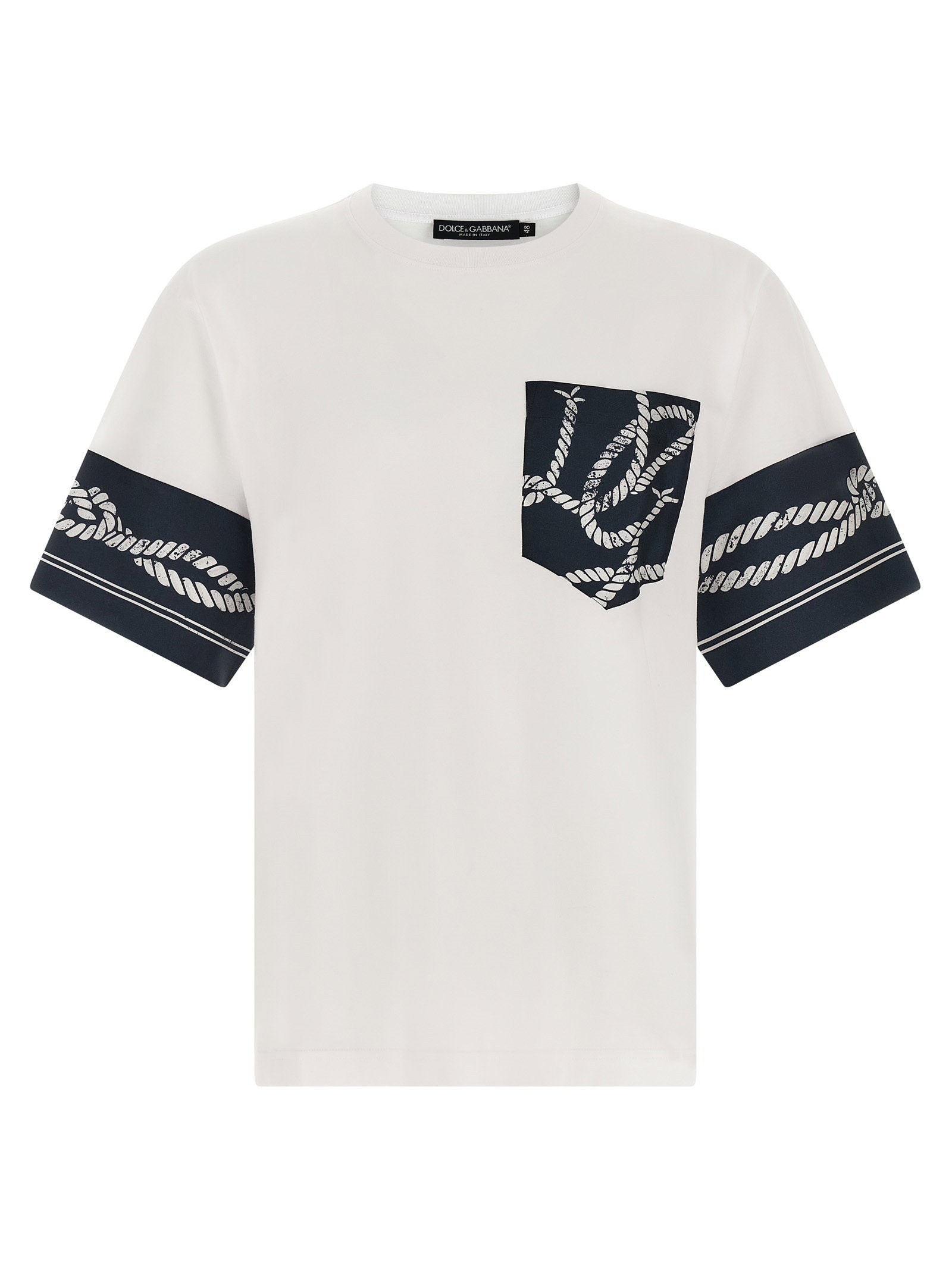 Dolce & Gabbana Marina T-shirt – 83% cotton, 17% silk