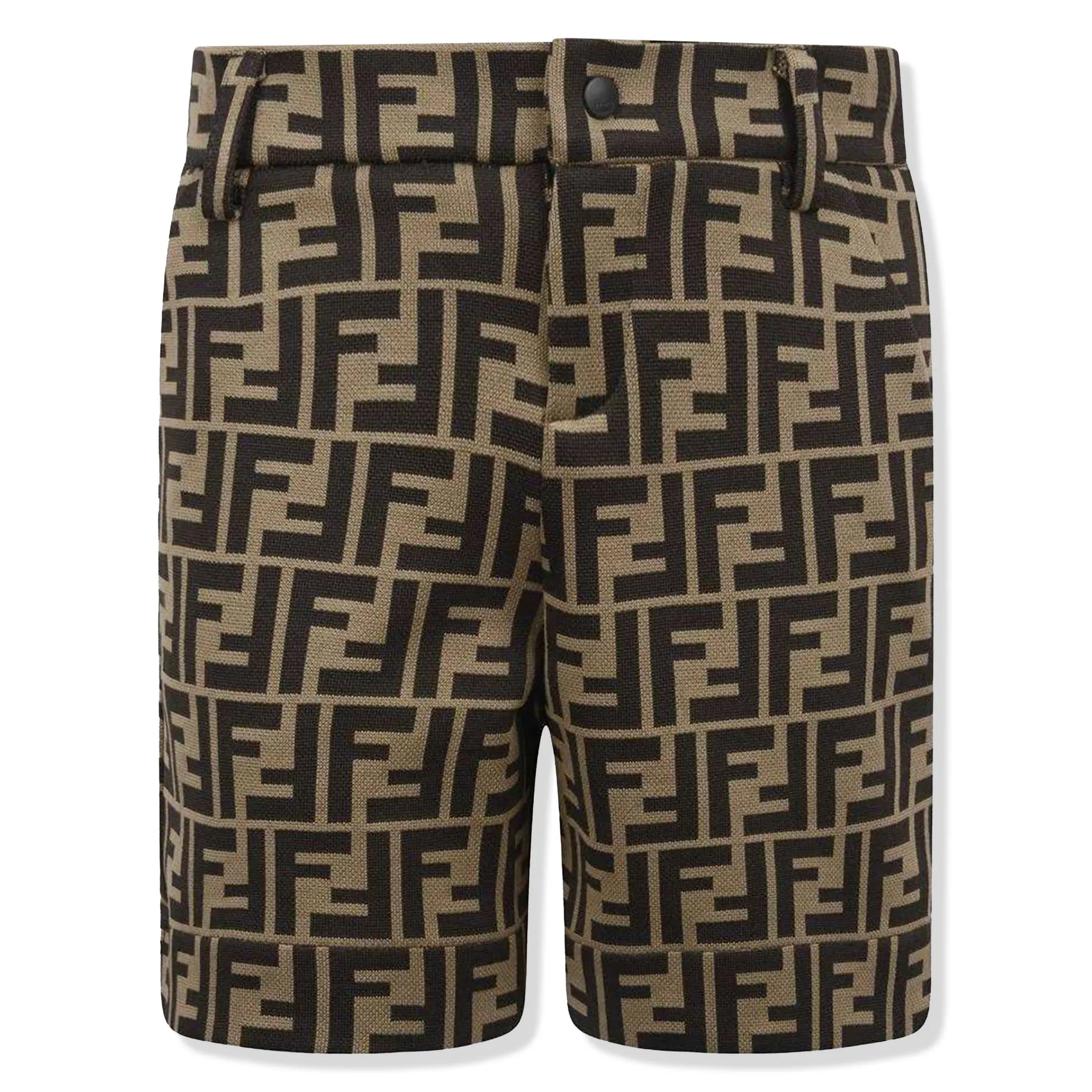 Fendi Boys Brown Shorts