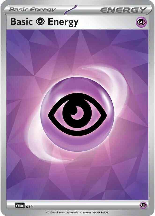 Pokémon Basic Psychic Energy - 013 - Common [sve-013] [Non-Holo]