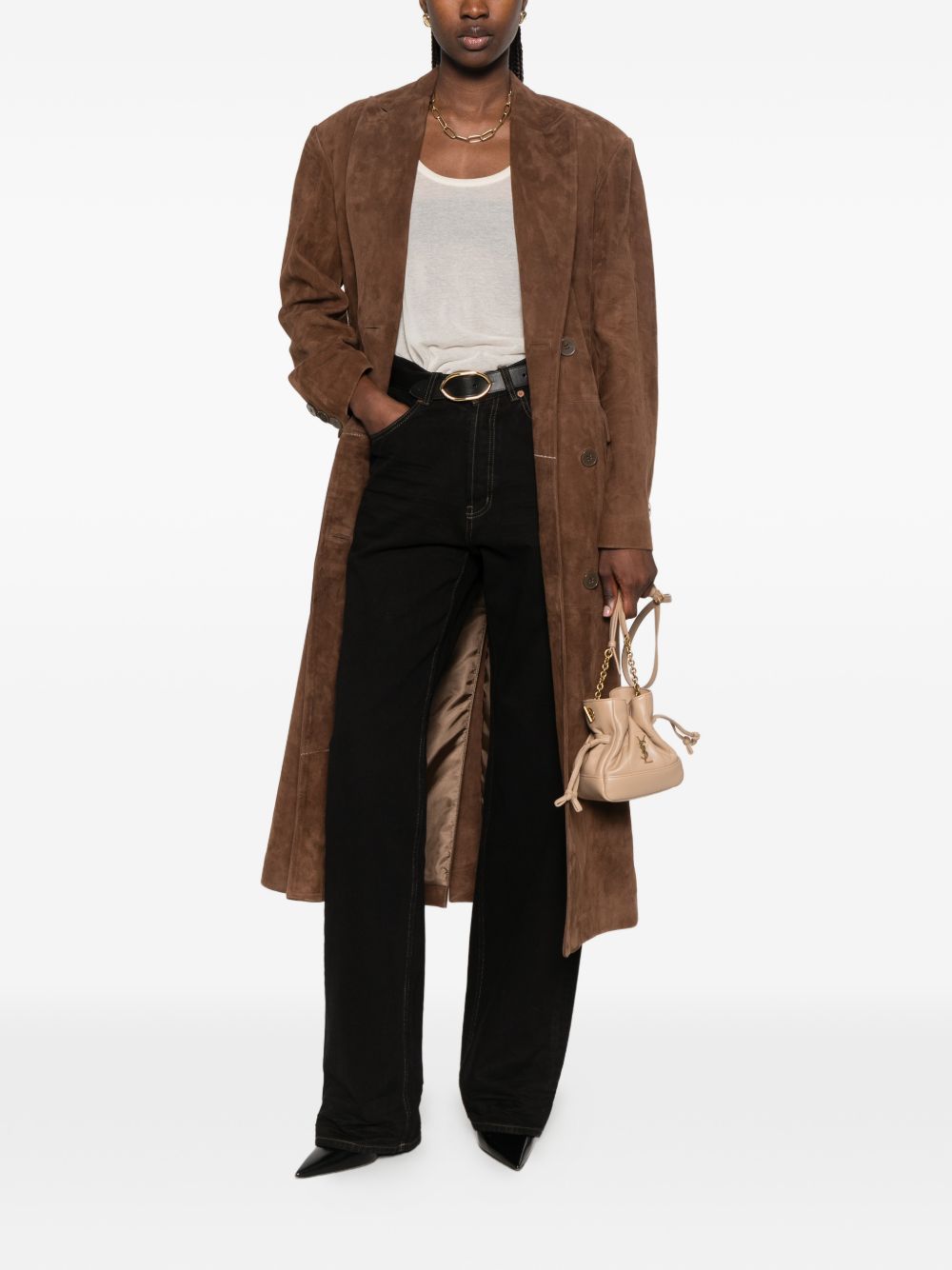 Saint Laurent Baggy Denim Jeans - view 2