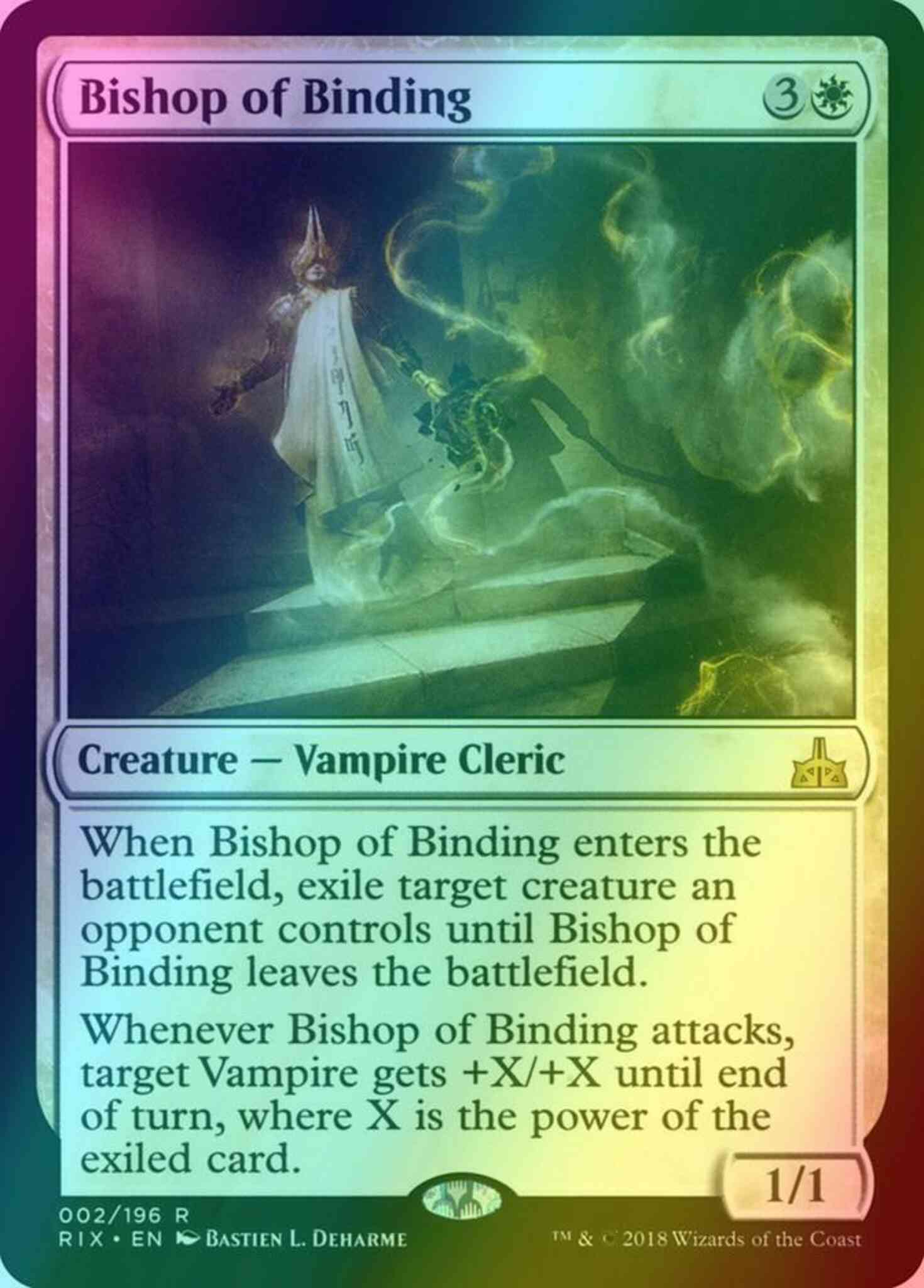 Magic Bishop of Binding [2] [Rivals of Ixalan] [Foil]