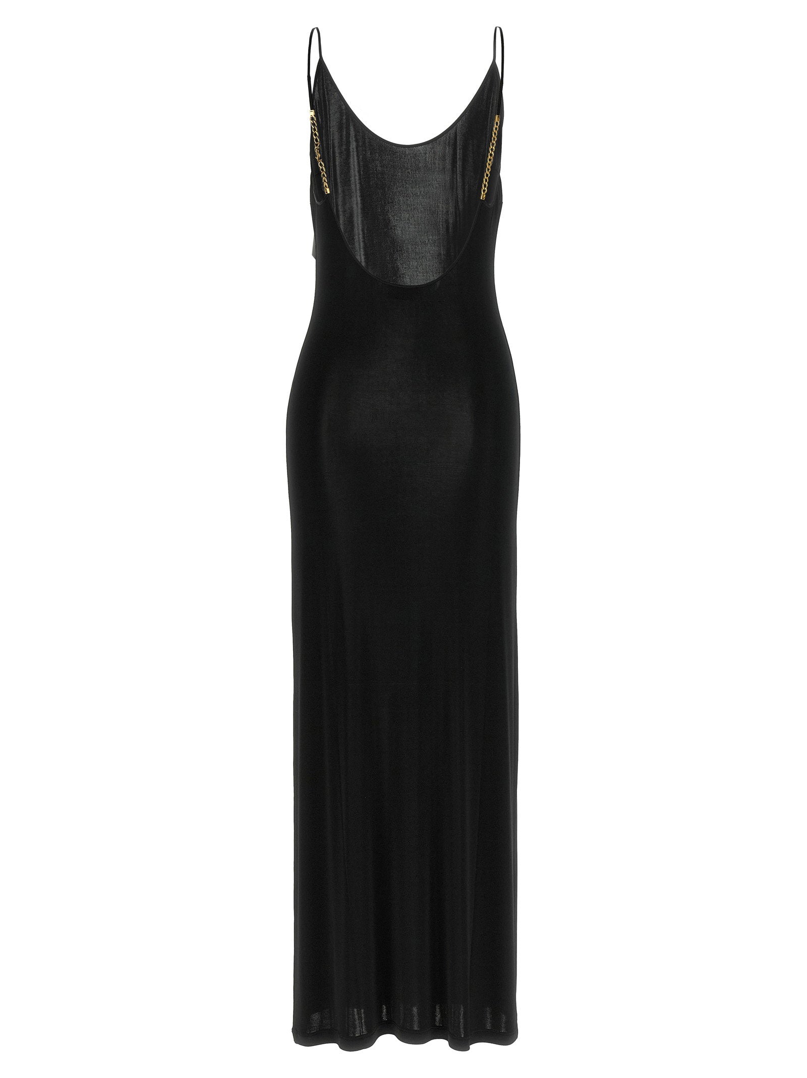 Saint Laurent Cassandre Chain Dress – 97% viscose, 3% elastane - view 2
