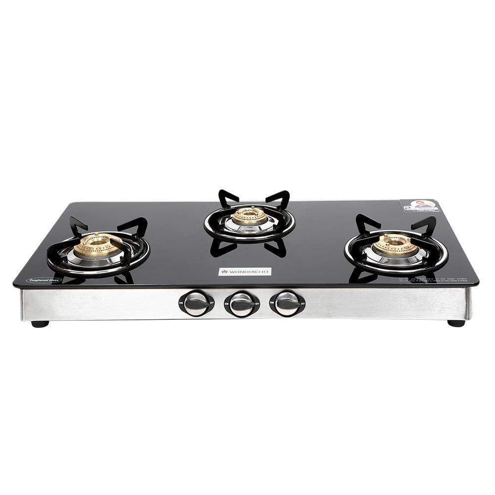 Wonderchef Zest 3 Burner Glass Cooktop - view 3