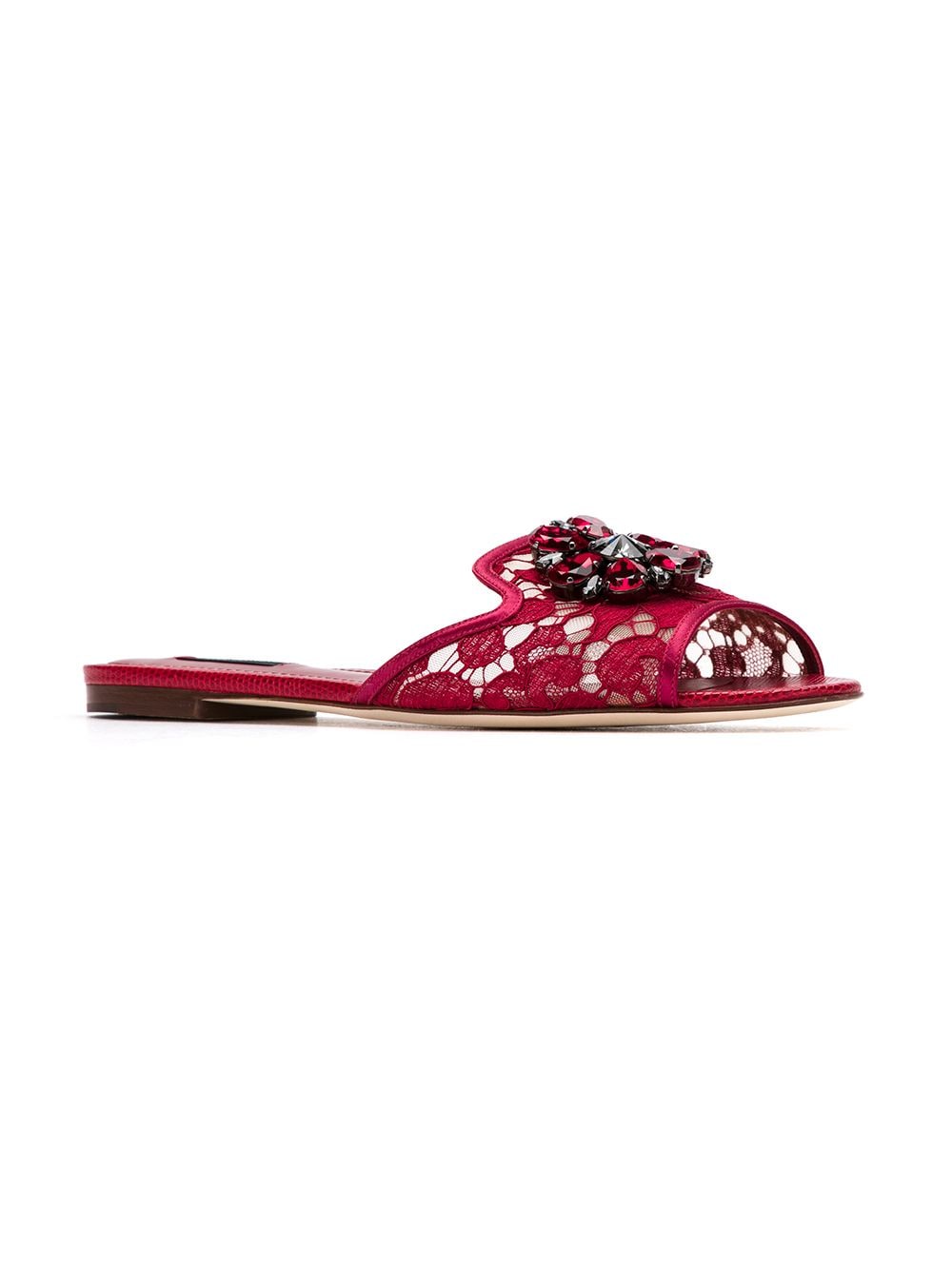 Dolce & Gabbana Rainbow Lace brooch-detail sandals - view 2
