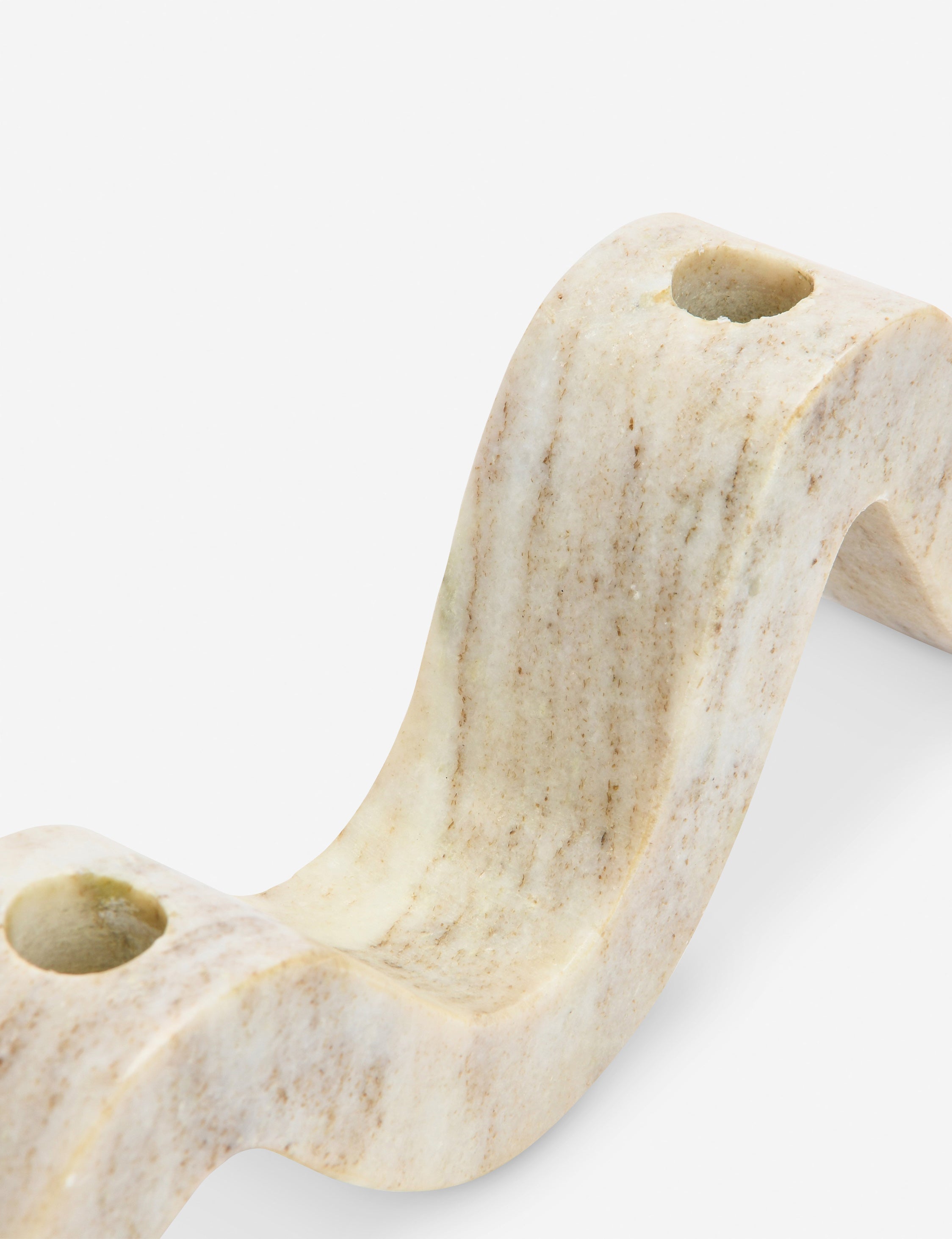 Lulu and Georgia Dylani Double Candle Holder – Natural - view 5