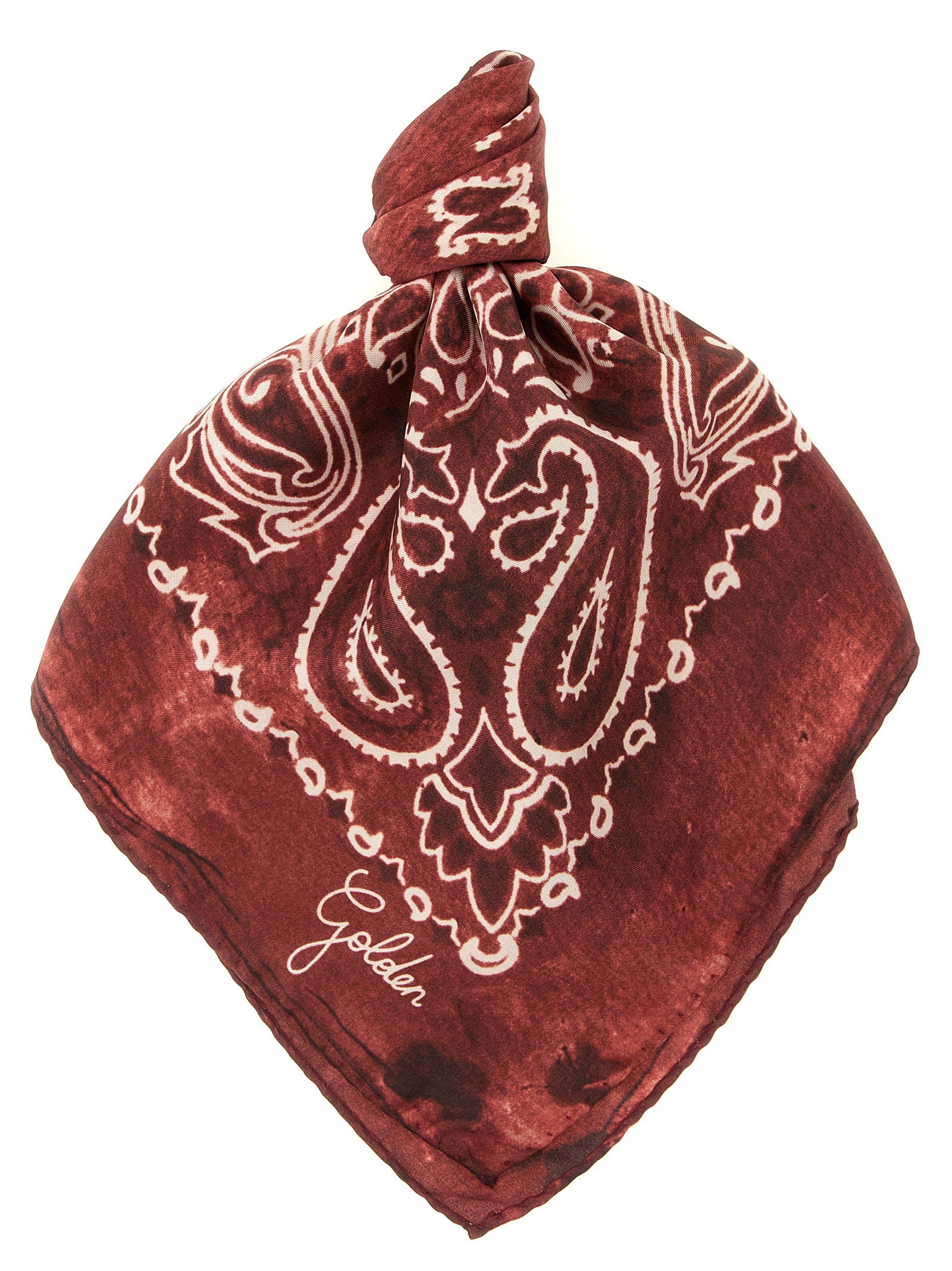 Golden Goose Paisley Scarf – 100% silk