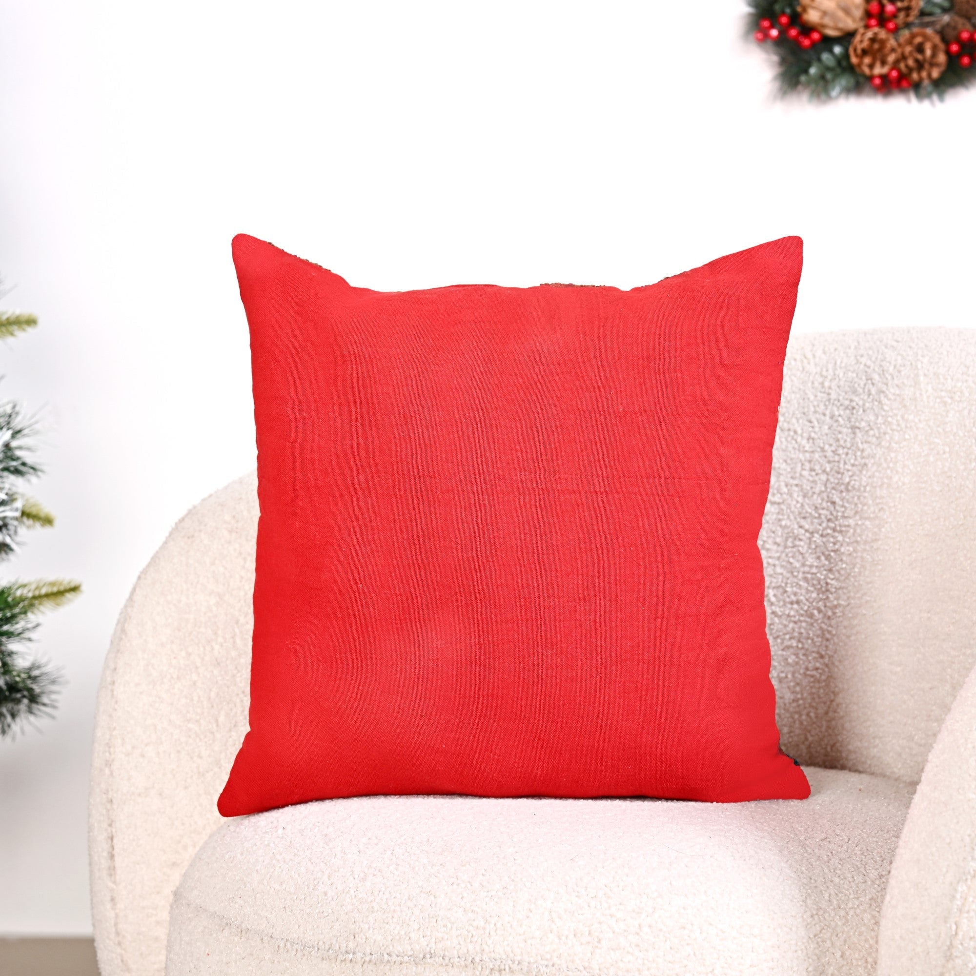 Nestasia Tis The Season Festive Couch Cushion Cover 40x40cm - view 6