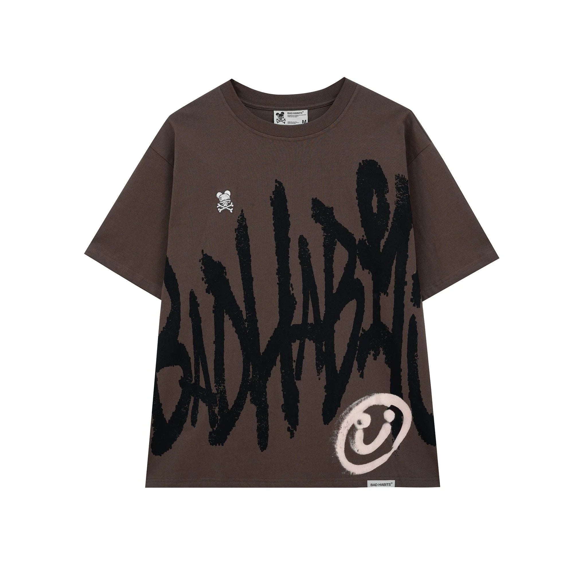 Sneaker Cafe Mumbai Bad Habits Moca Freehand Typo Tee