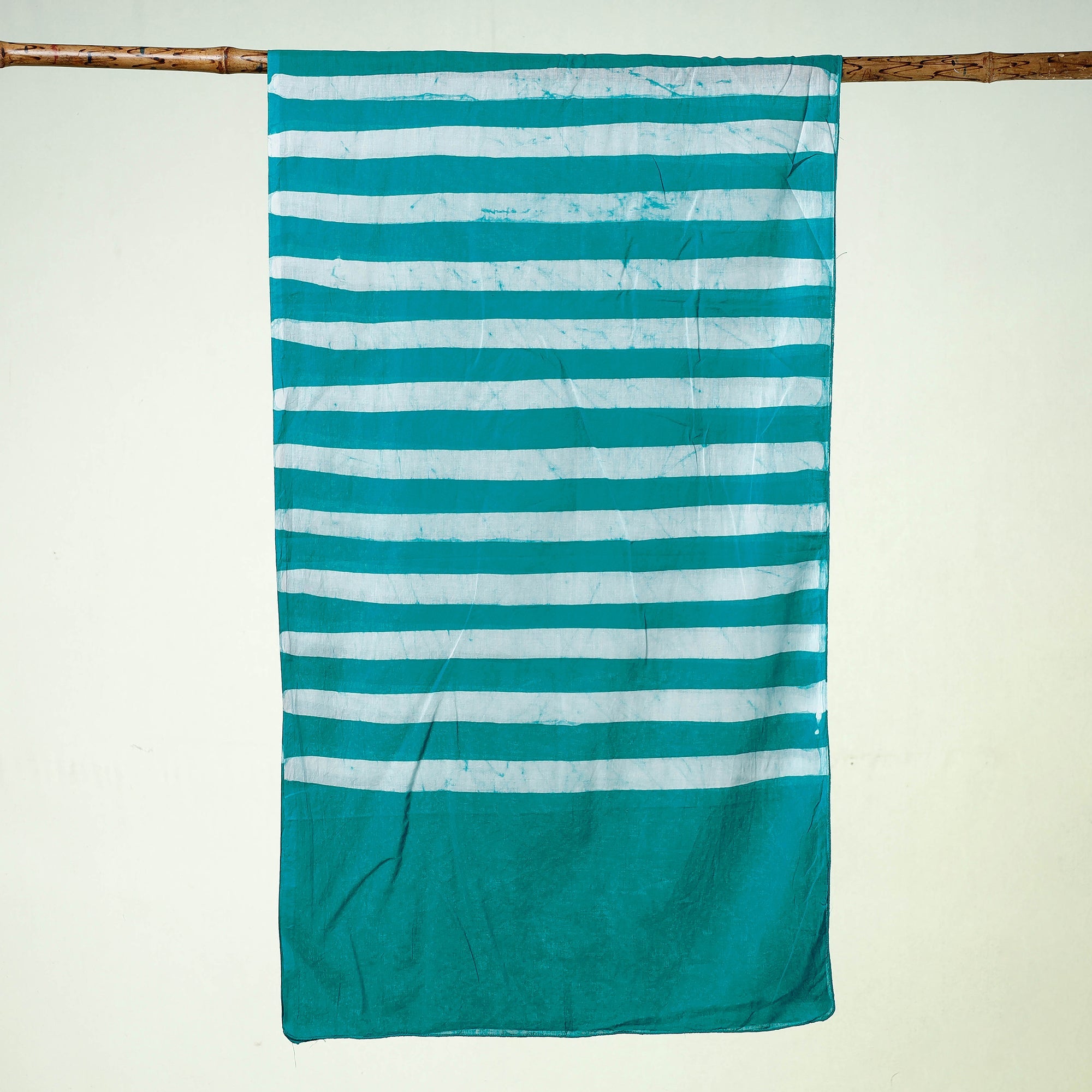 BATIK BY MD. SHARIFF Blue - Hand Batik Printed Cotton Stole - view 2