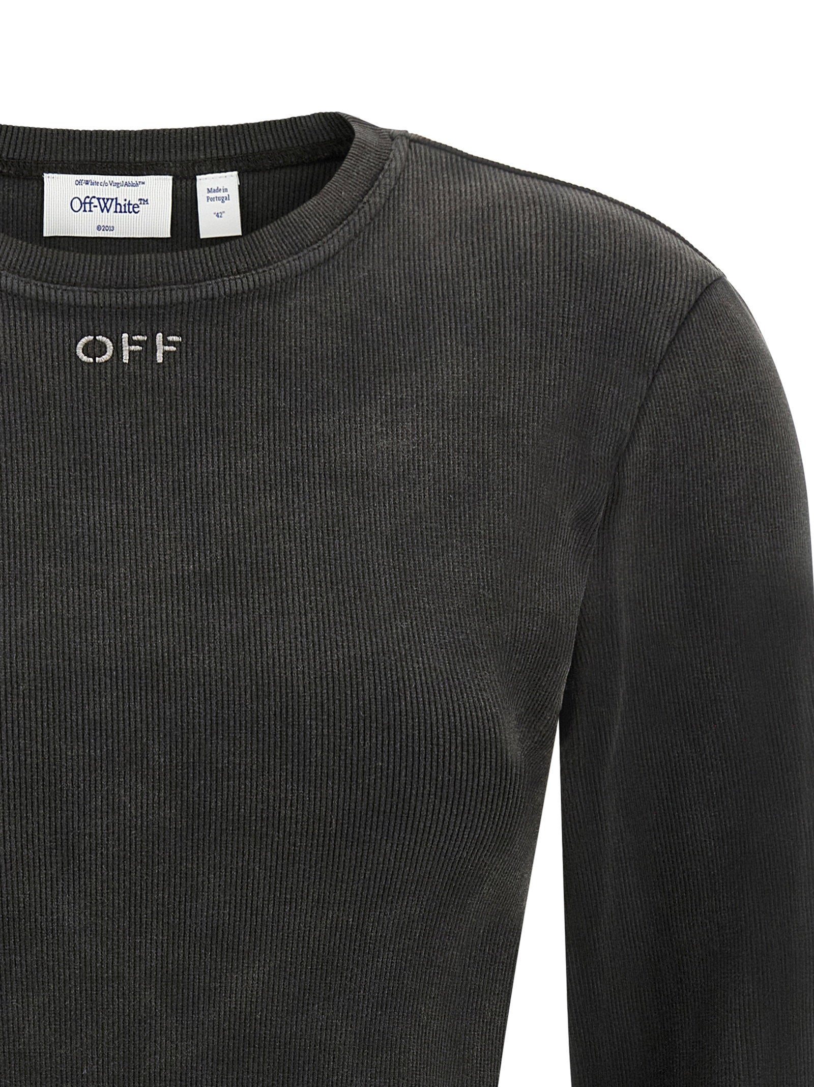 Off White Off Stamp T-shirt – 97% cotton, 3% elastane - view 3