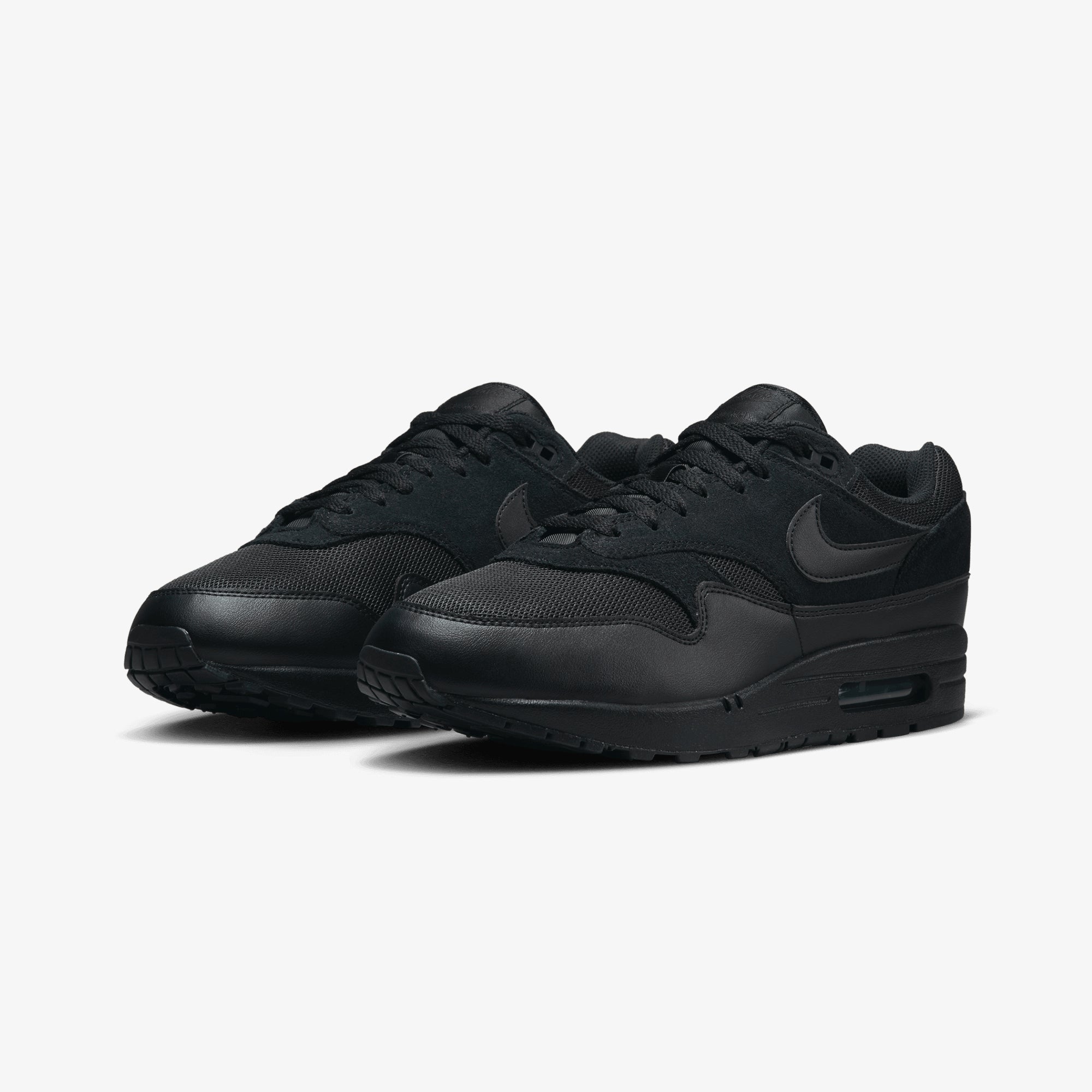 Nike | Air Max 1 Essential { Black/black-black-anthracite - view 2