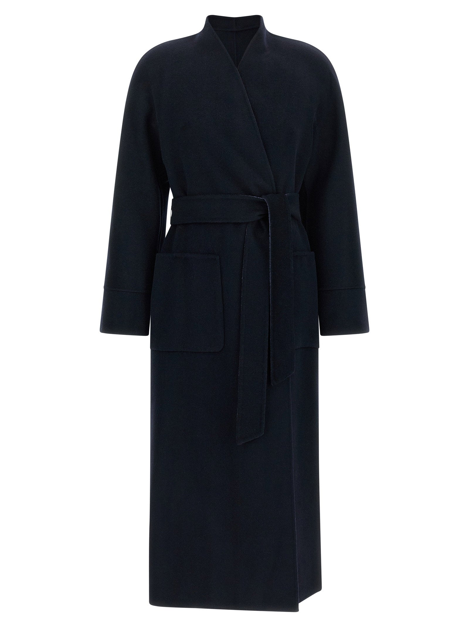 Max Mara Studio Nodo Reversible Coat – 100% wool