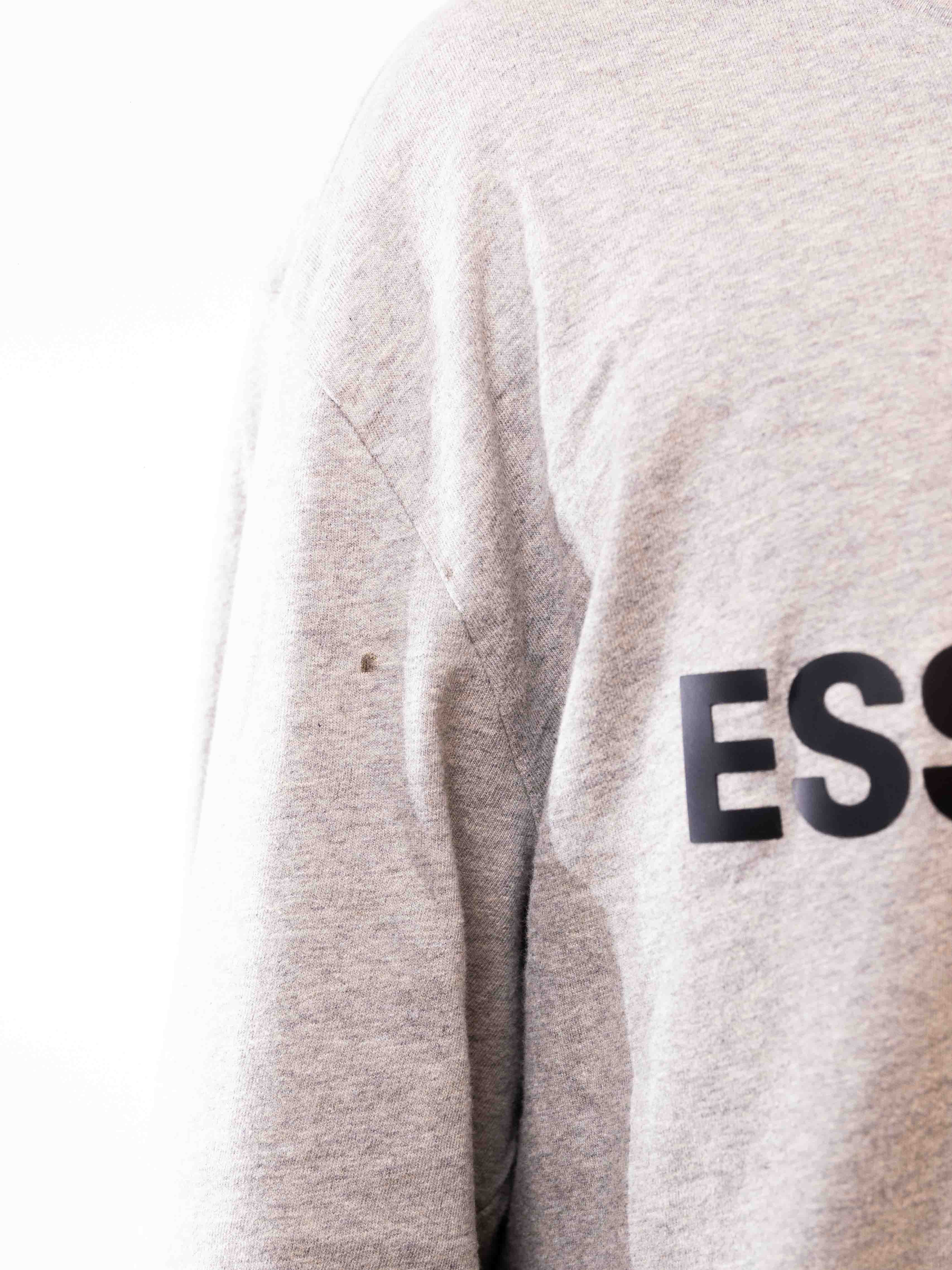 Fear Of God Essentials Boxy Long Sleeve T-Shirt Grey - view 3