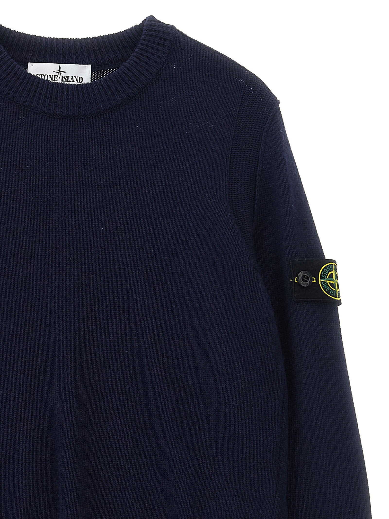Stone Island Junior Logo Badge Sweater - view 3