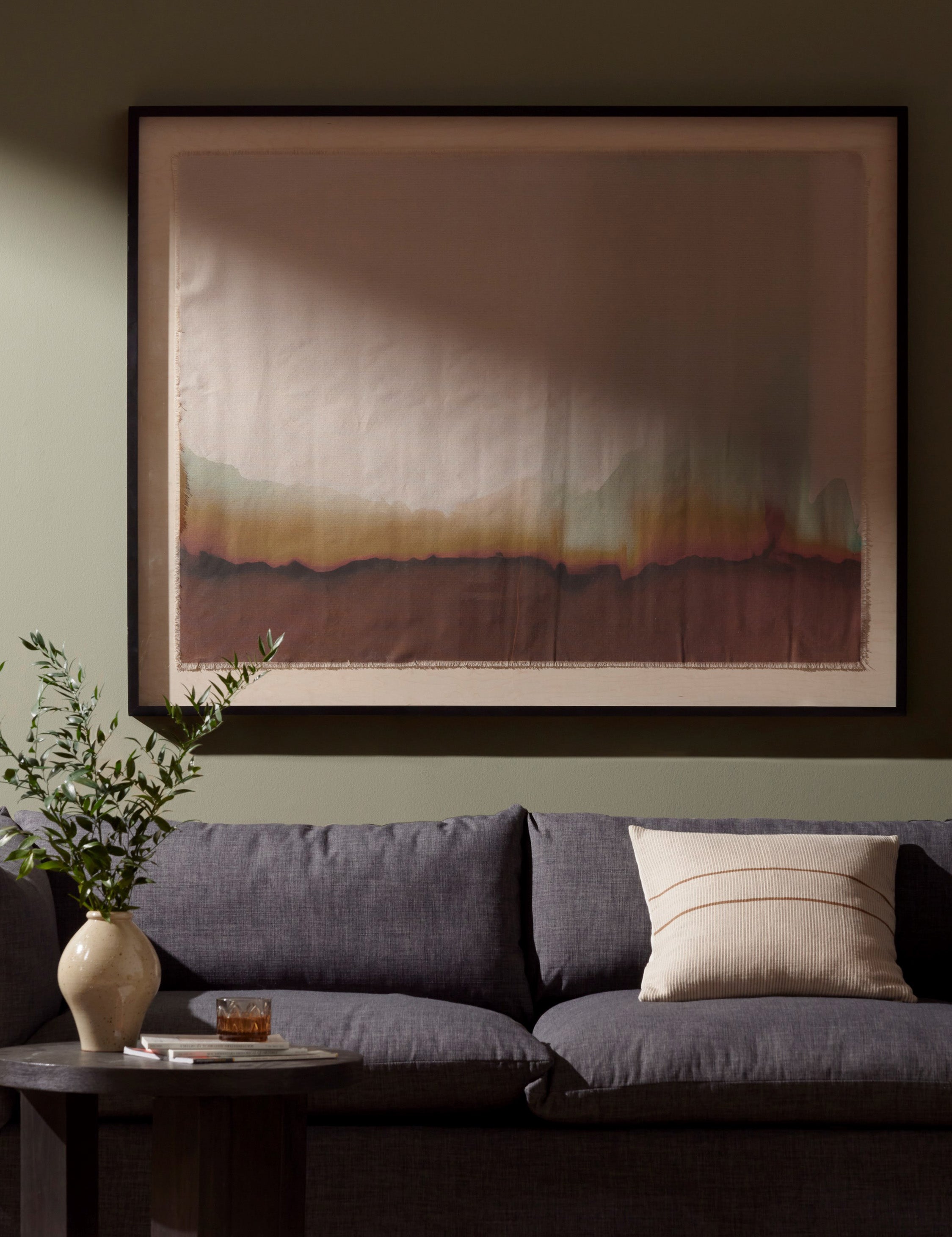 Lulu and Georgia Abstract Ombre 17 Wall Art by Roseanne Kenny - view 2