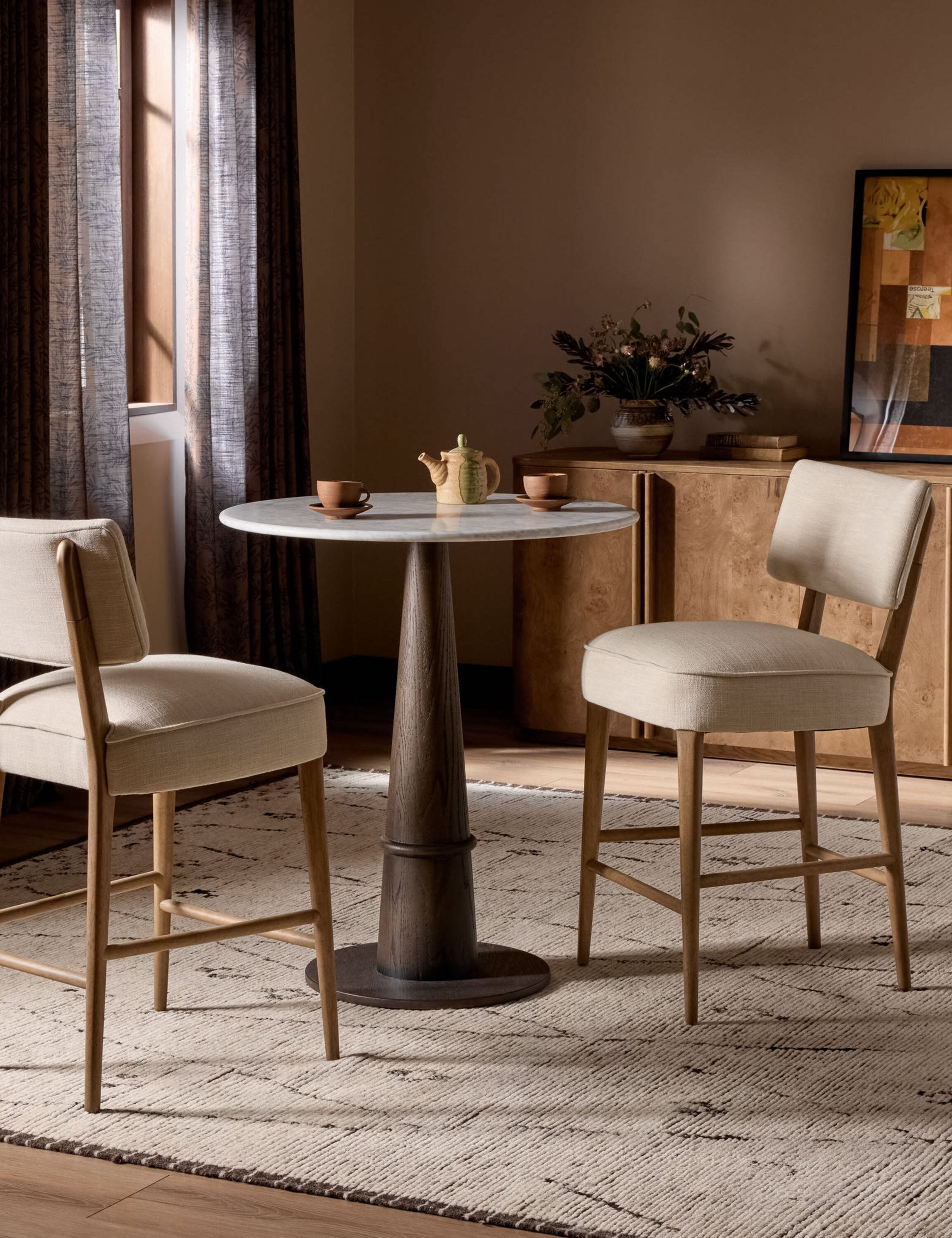 Lulu and Georgia Kisly Counter Stool – Ivory - view 2