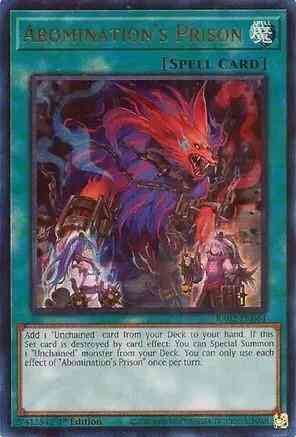 Yu-Gi-Oh! Abomination's Prison - RA02-EN064 - Ultra Rare - 1st Edition