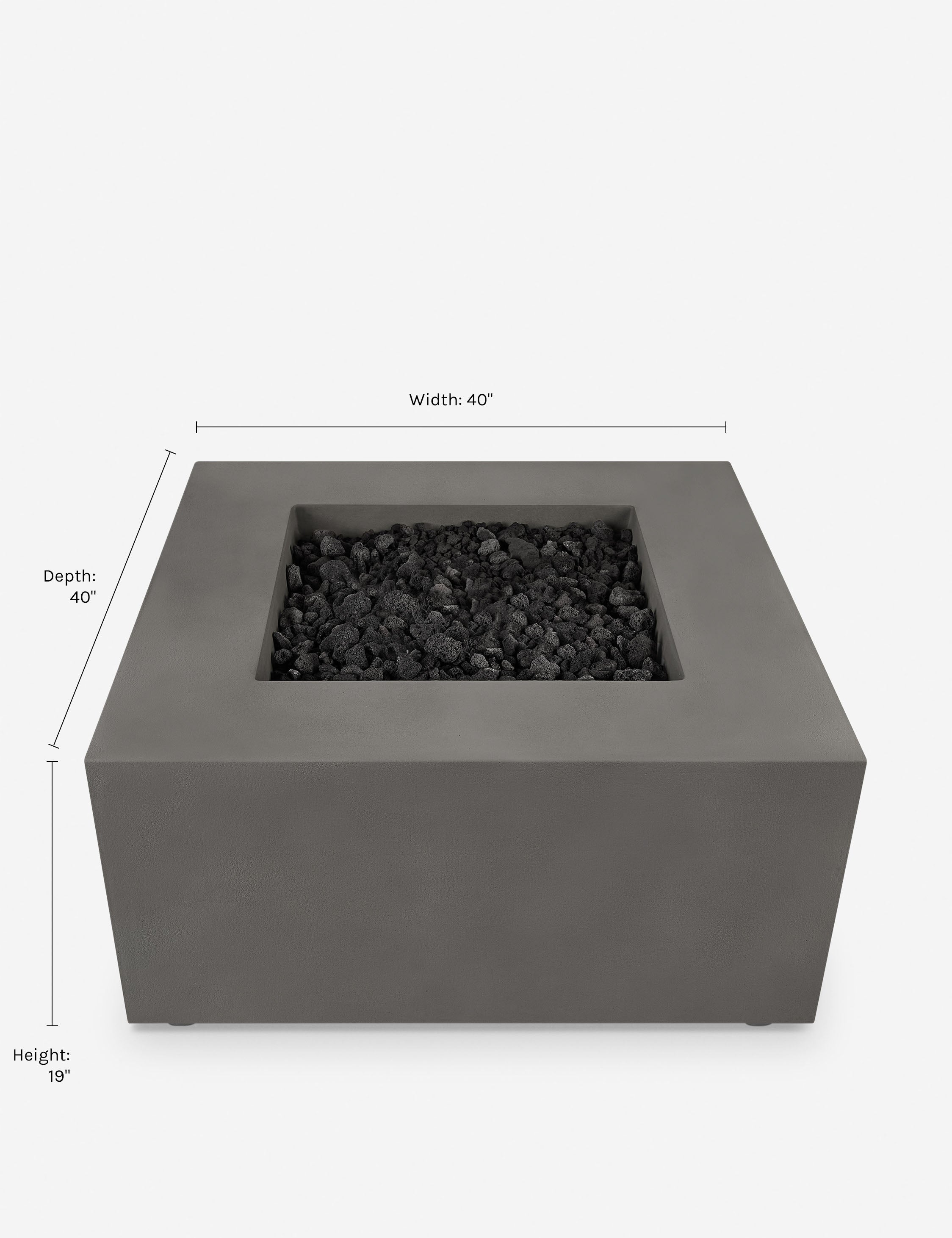 Lulu and Georgia Auberon Fire Table - view 41