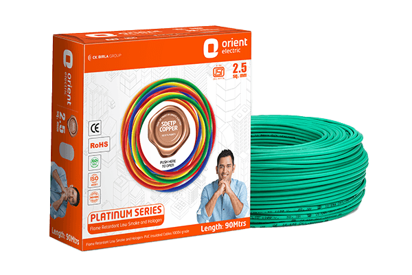 Orient Electric Flame Retardant Low Smoke And Halogen Platinum Wires - view 5