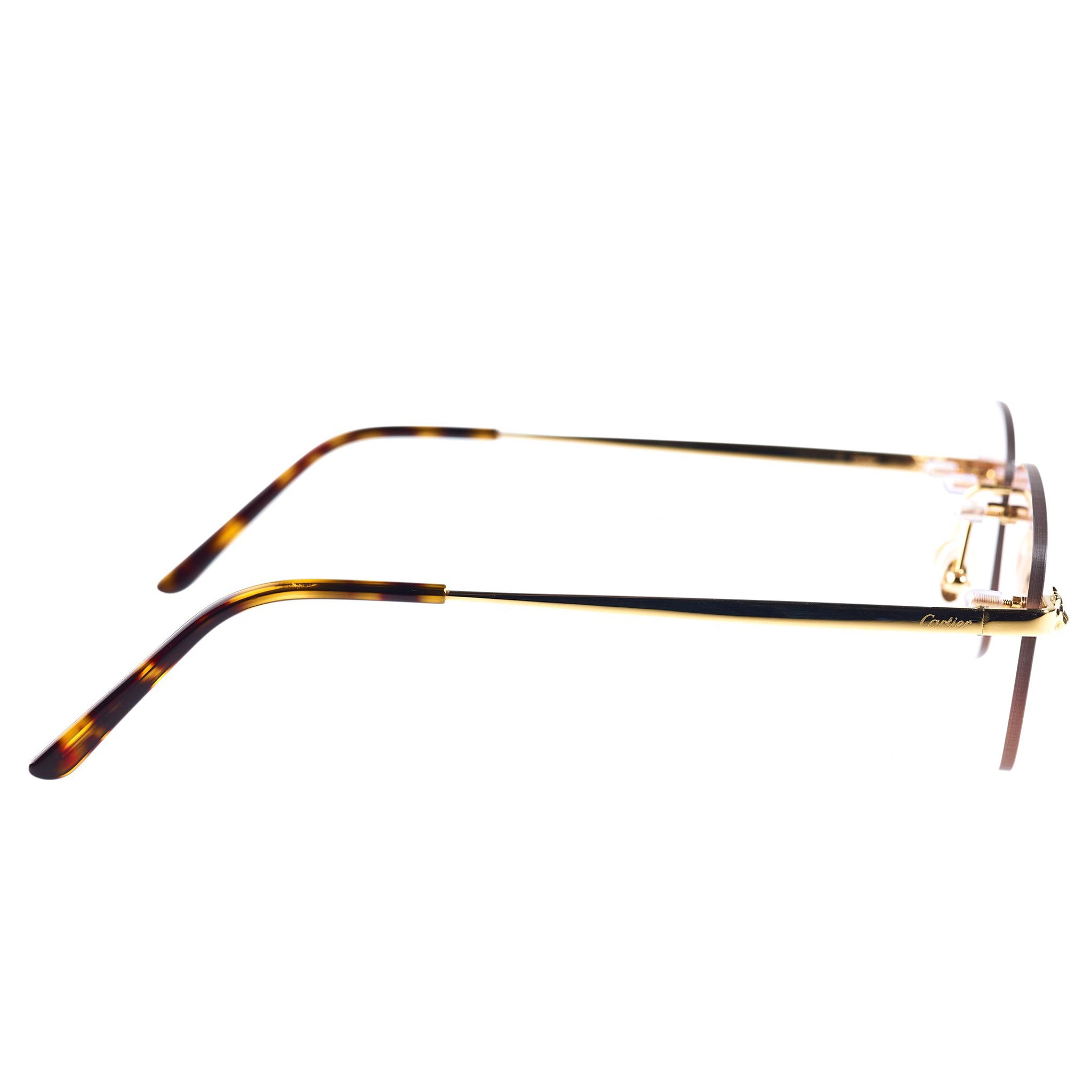 Cartier Eyewear Custom CT01480 Panthere De Cartier Rimless Sunglasses - view 2