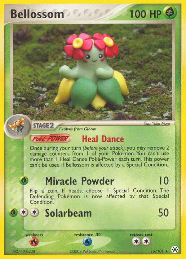 Rare ex5-16 reverse – Pokémon Bellossom - 16/101 - Rare [ex5-16] [Reverse Holo]