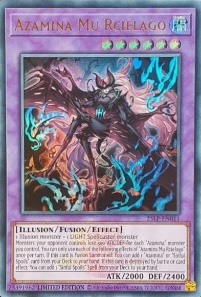 Yu-Gi-Oh! Azamina Mu Rcielago - Emblazoned - 25LP-EN011 - Ultra Rare - Limited