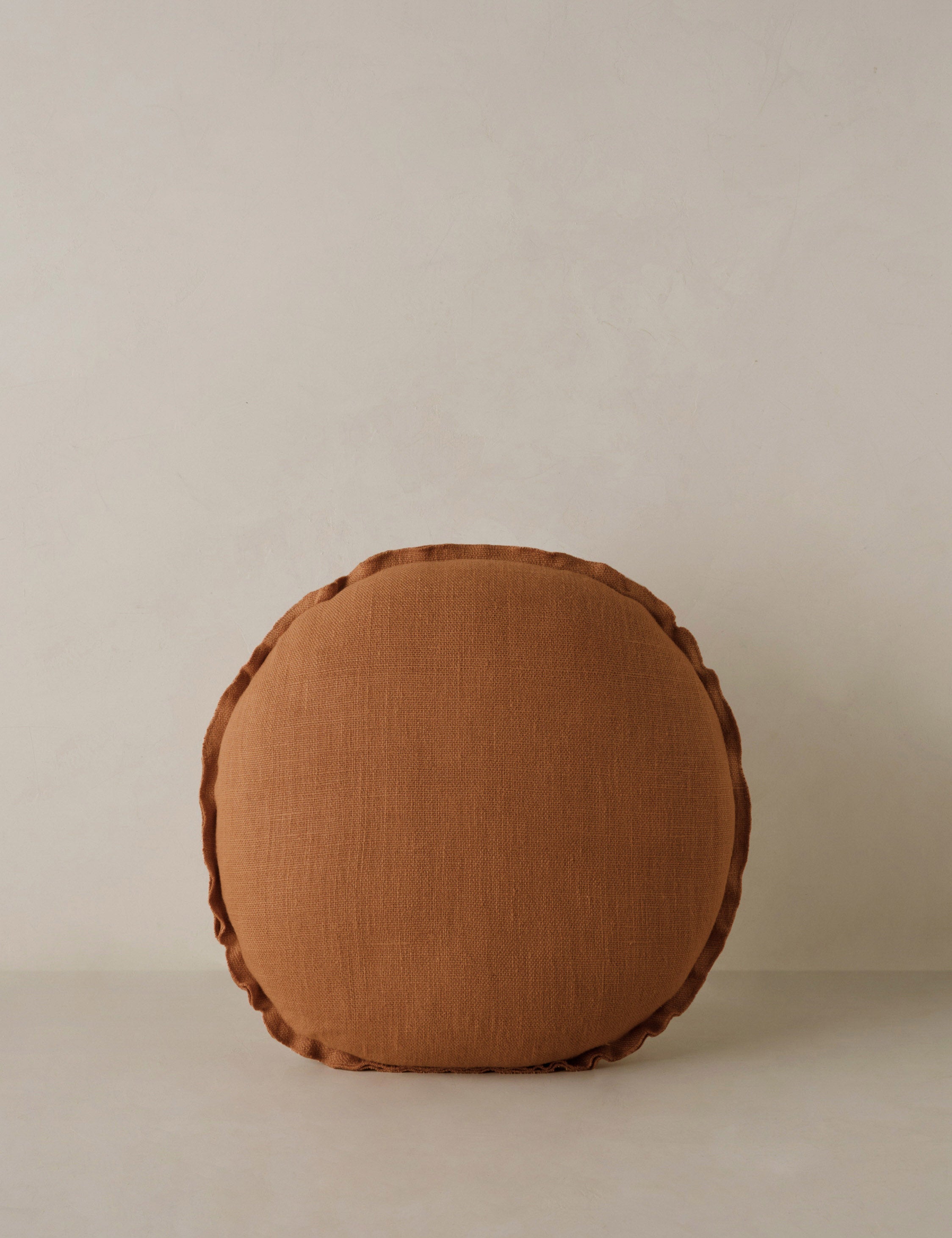 Lulu and Georgia Arlo Linen Round Pillow
