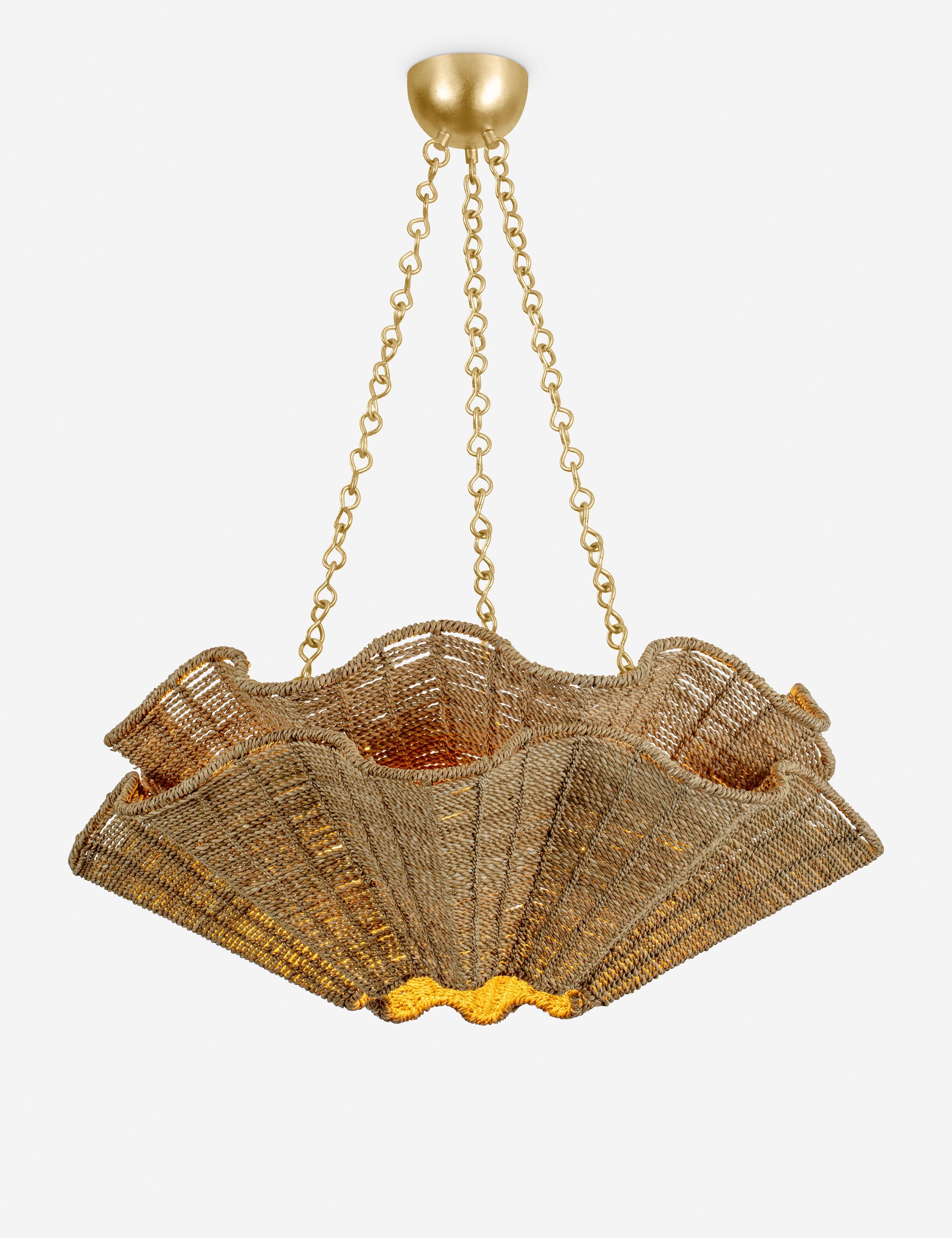 Lulu and Georgia Azuela Chandelier – Brass - view 2