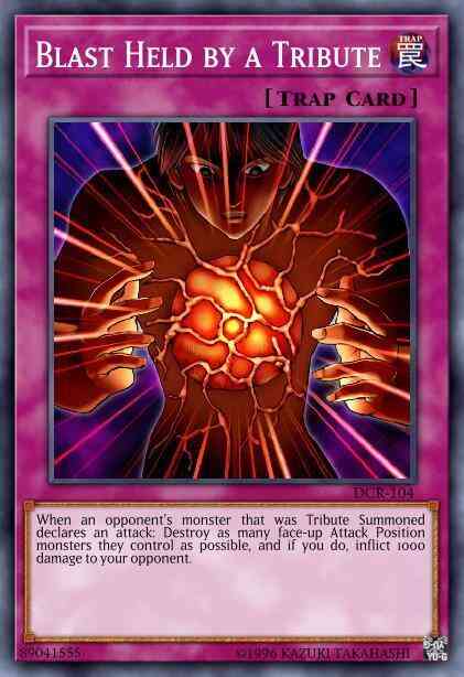 Yu-Gi-Oh! Blast Held by a Tribute - DT05-EN099 - Duel Terminal Normal Parallel Rare - Duel Terminal