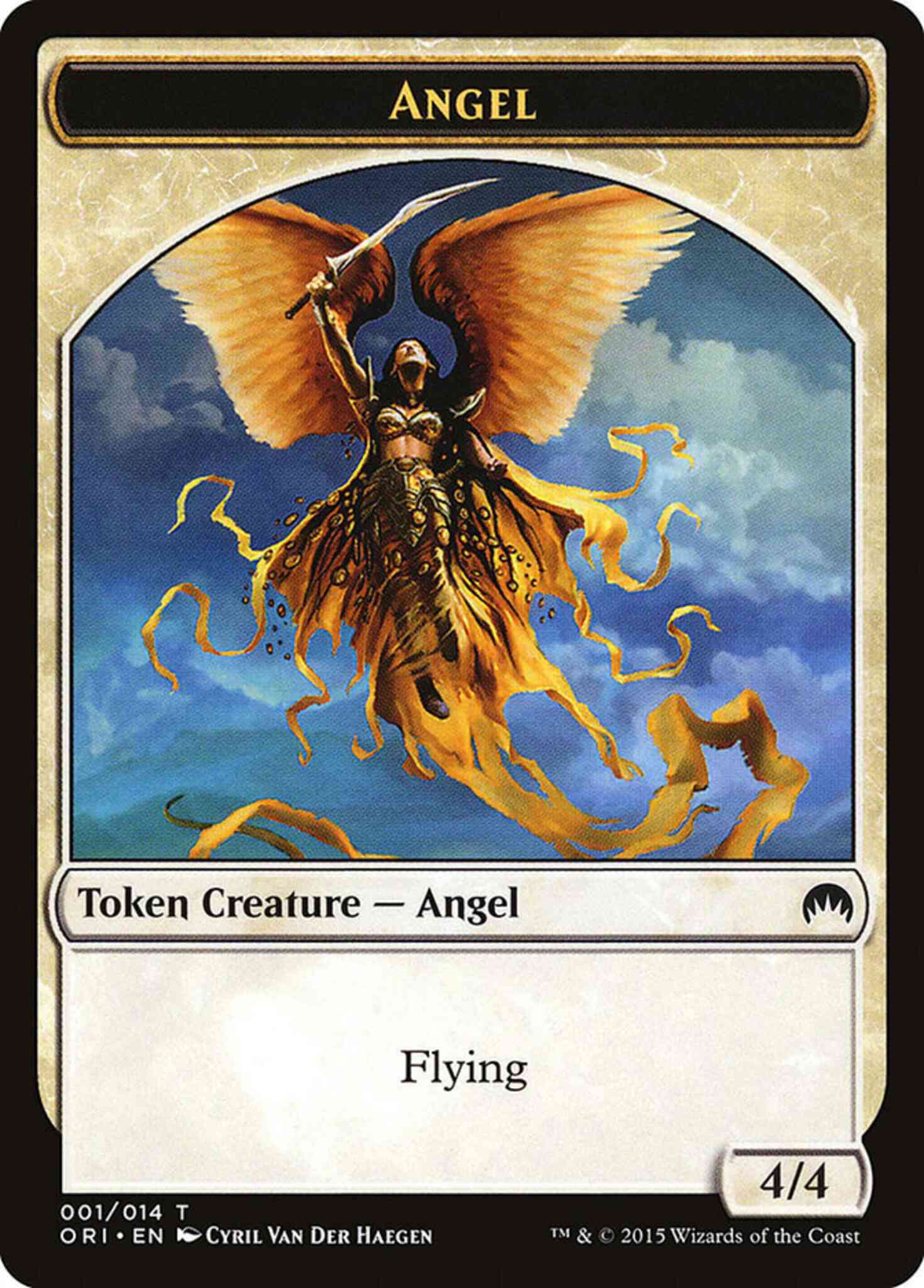 Token 01 magic – Angel Token [01] [Magic Origins Tokens] [Non-Foil]
