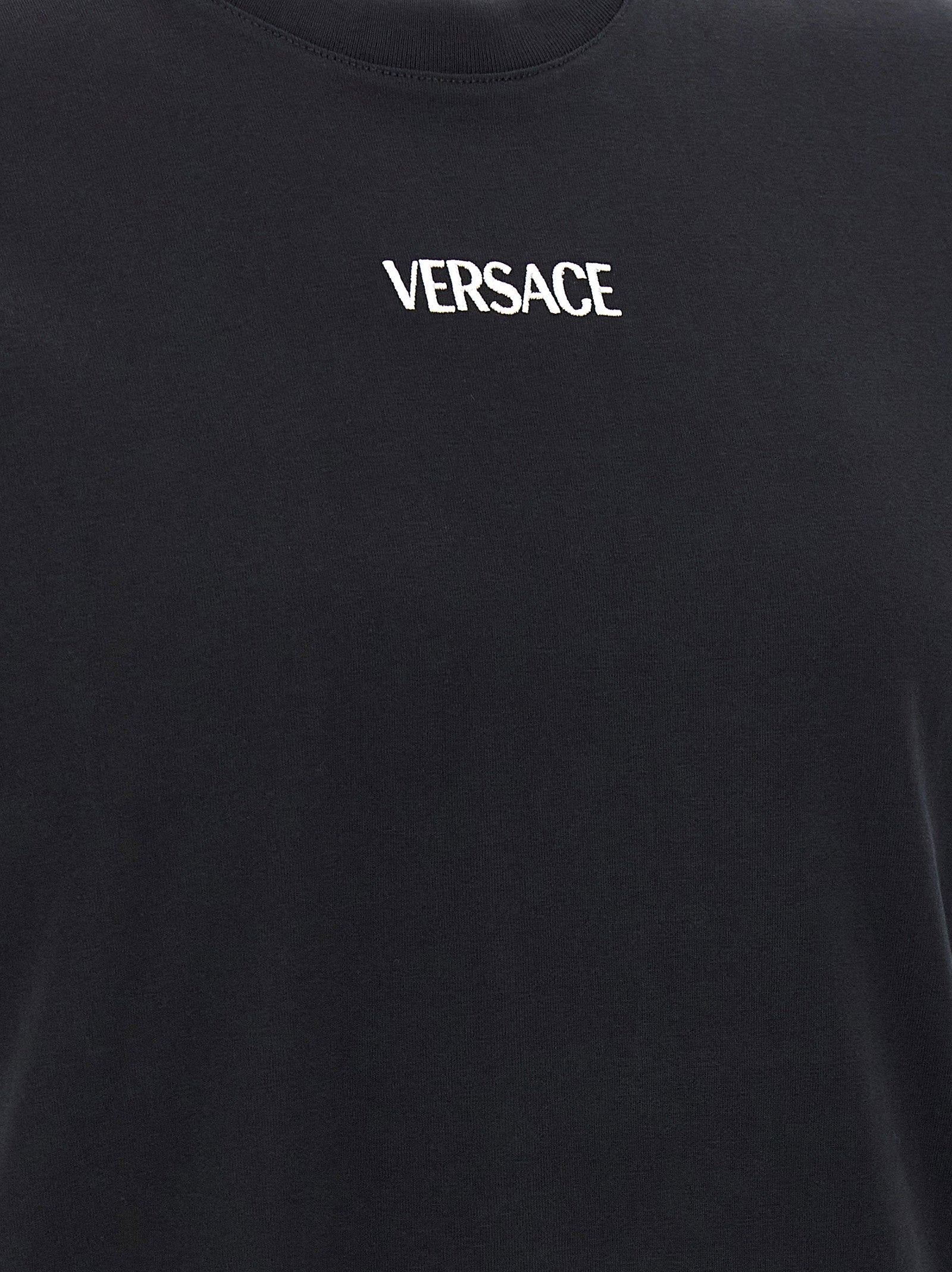 Versace Logo T-shirt – 100% cotton - view 4