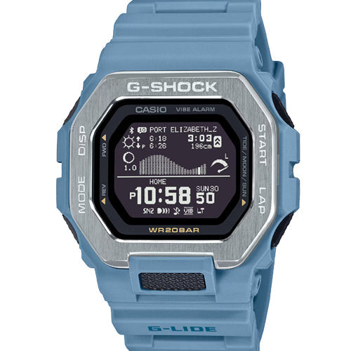 Casio G-Shock G-LIDE GBX-100 Series Cyan Dial Men 46mm G1566 GBX-100-2A