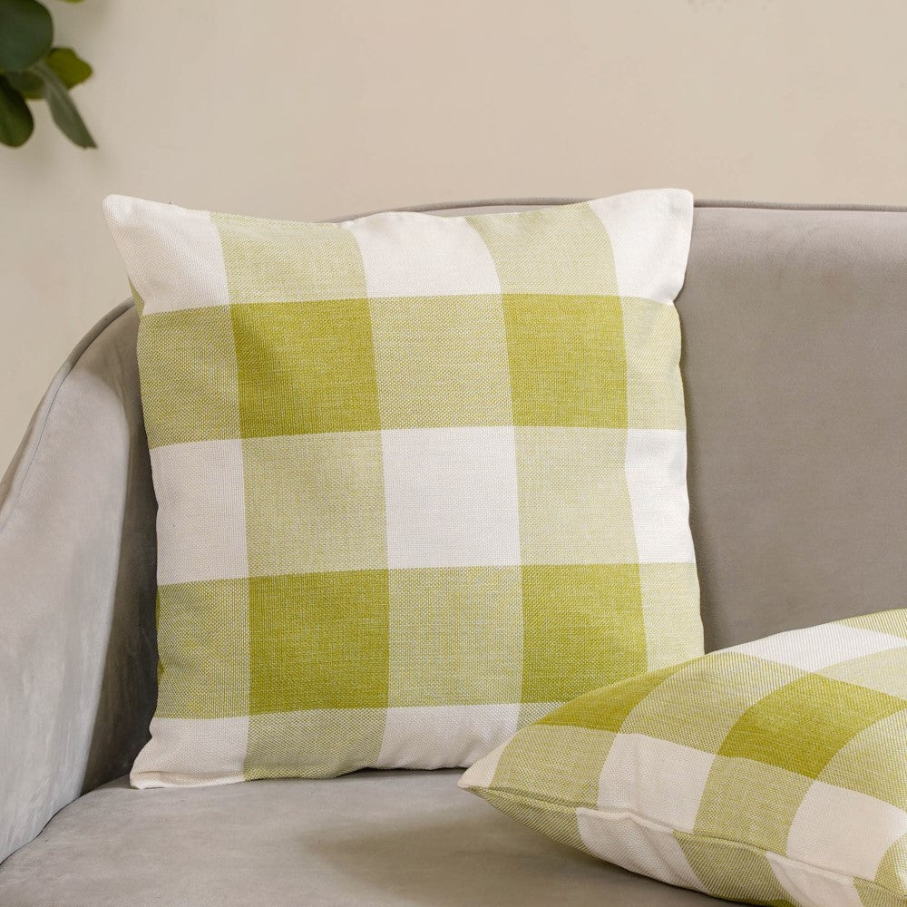 Nestasia Checked Cushion Cover Set of 2 - view 8