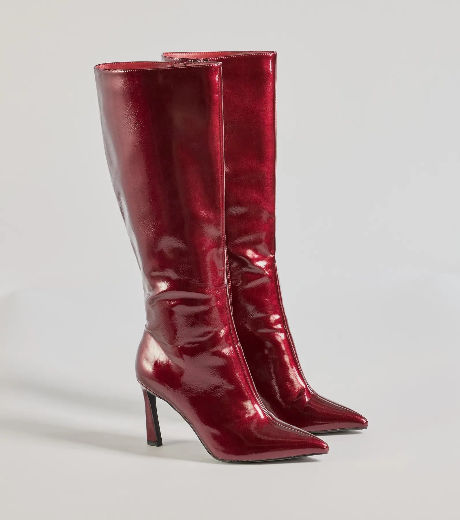 Windsor Elevated Glam Under-The-Knee Stiletto Boots