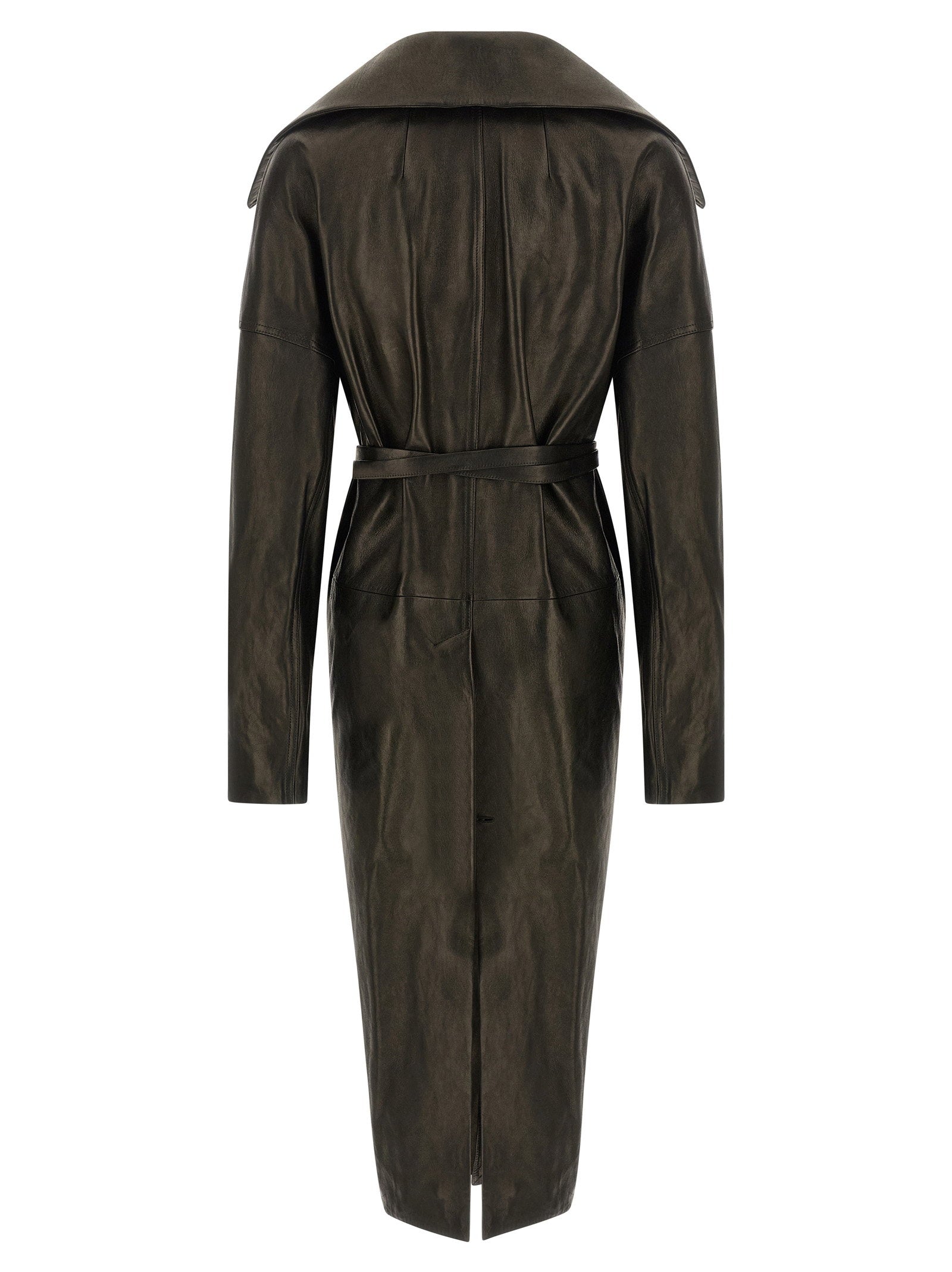 Rick Owens Dracucollar Belted Coat - view 2