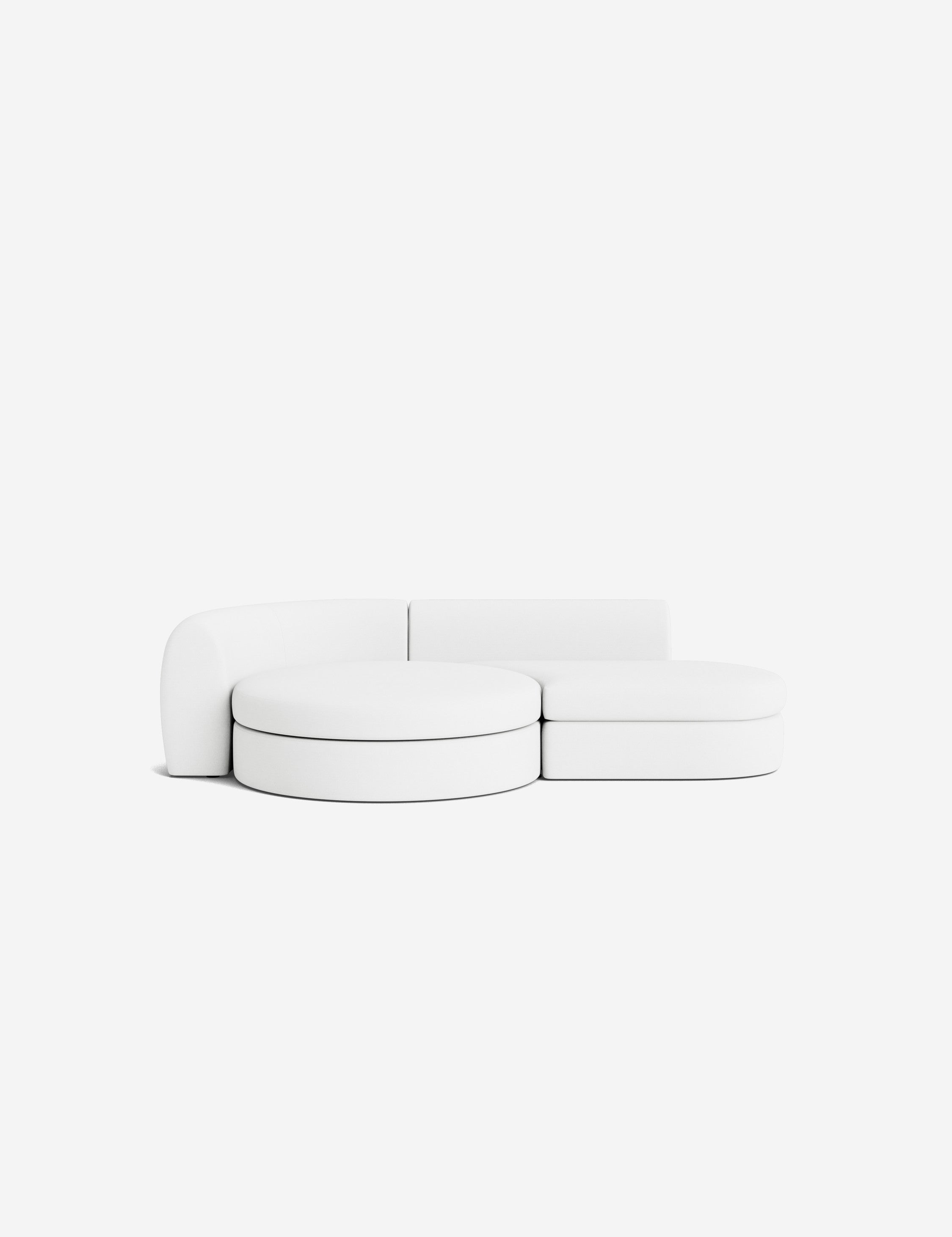 Lulu and Georgia Buckley Modular Chaise Sectional Sofa - view 196