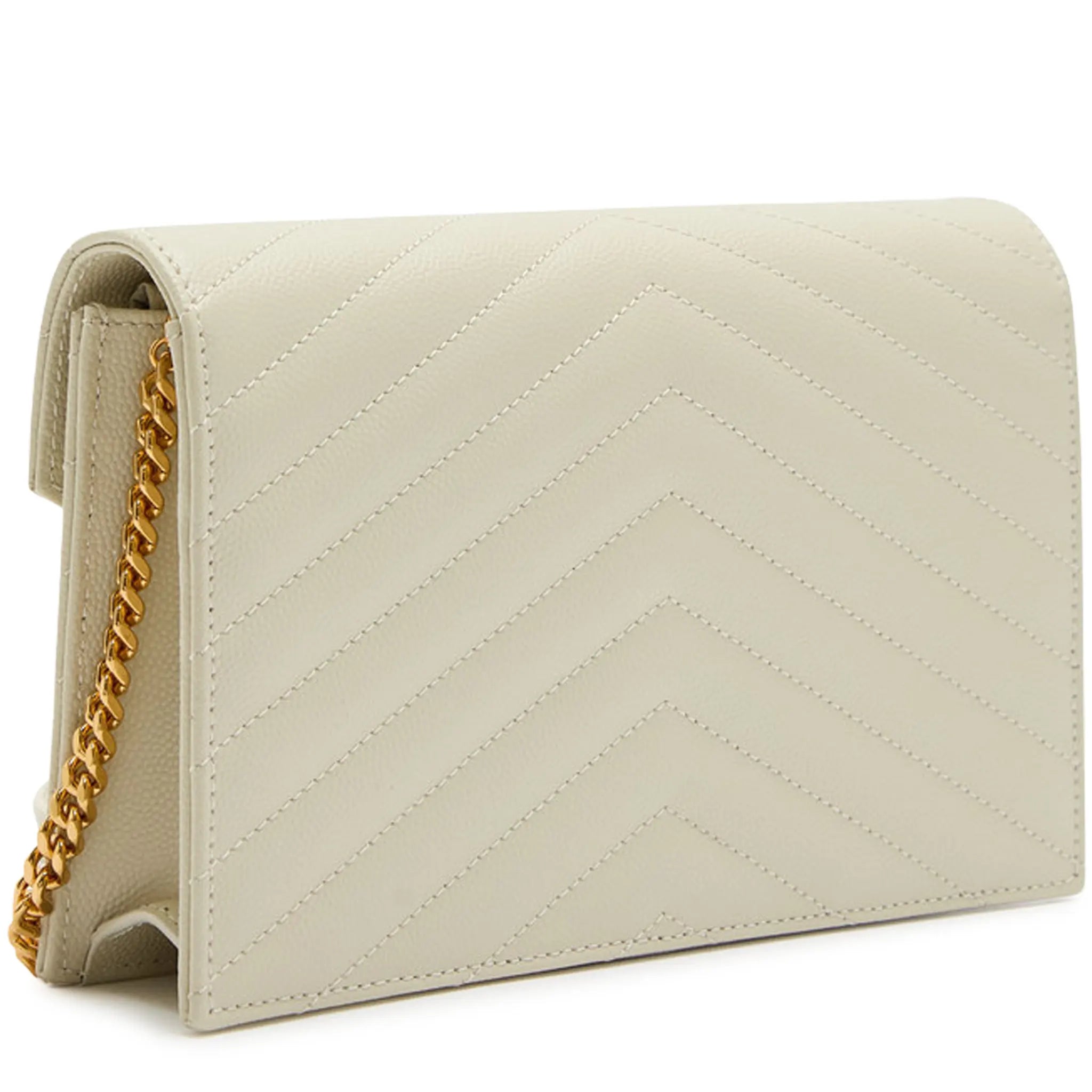 Saint Laurent Monogram Envelope Blanc Vintage Crossbody Bag - view 2