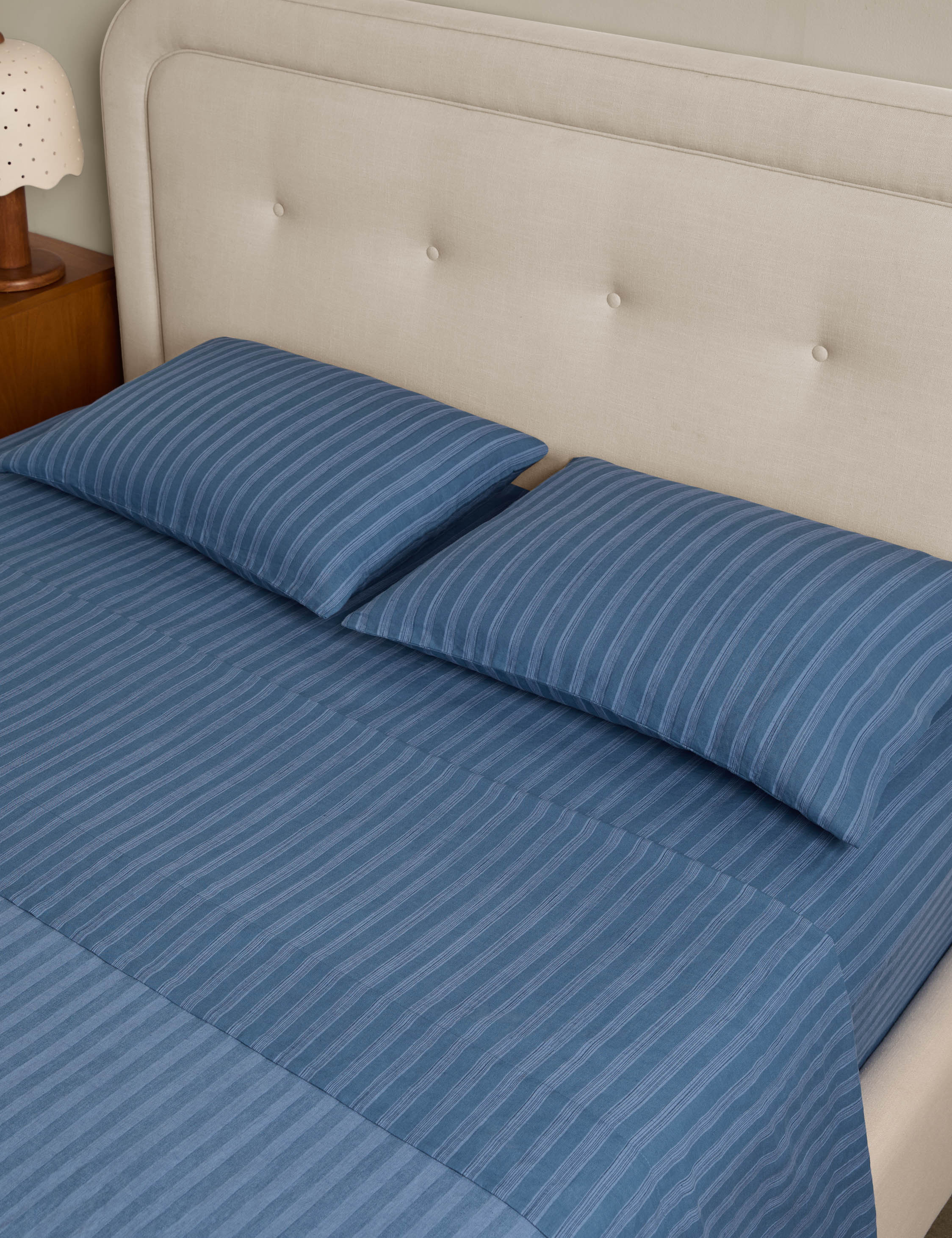 Lulu and Georgia Oja Linen Cotton Sheet Set by Sarah Sherman Samuel