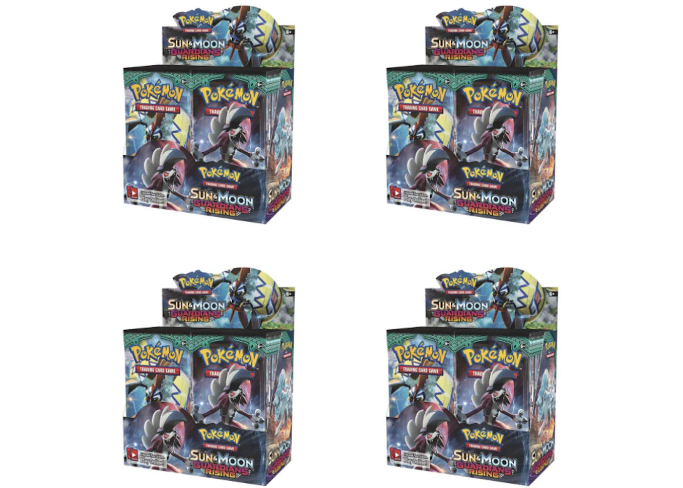 Pokémon 2017 Pokemon Sun & Moon Guardians Rising Booster Box 4X Lot