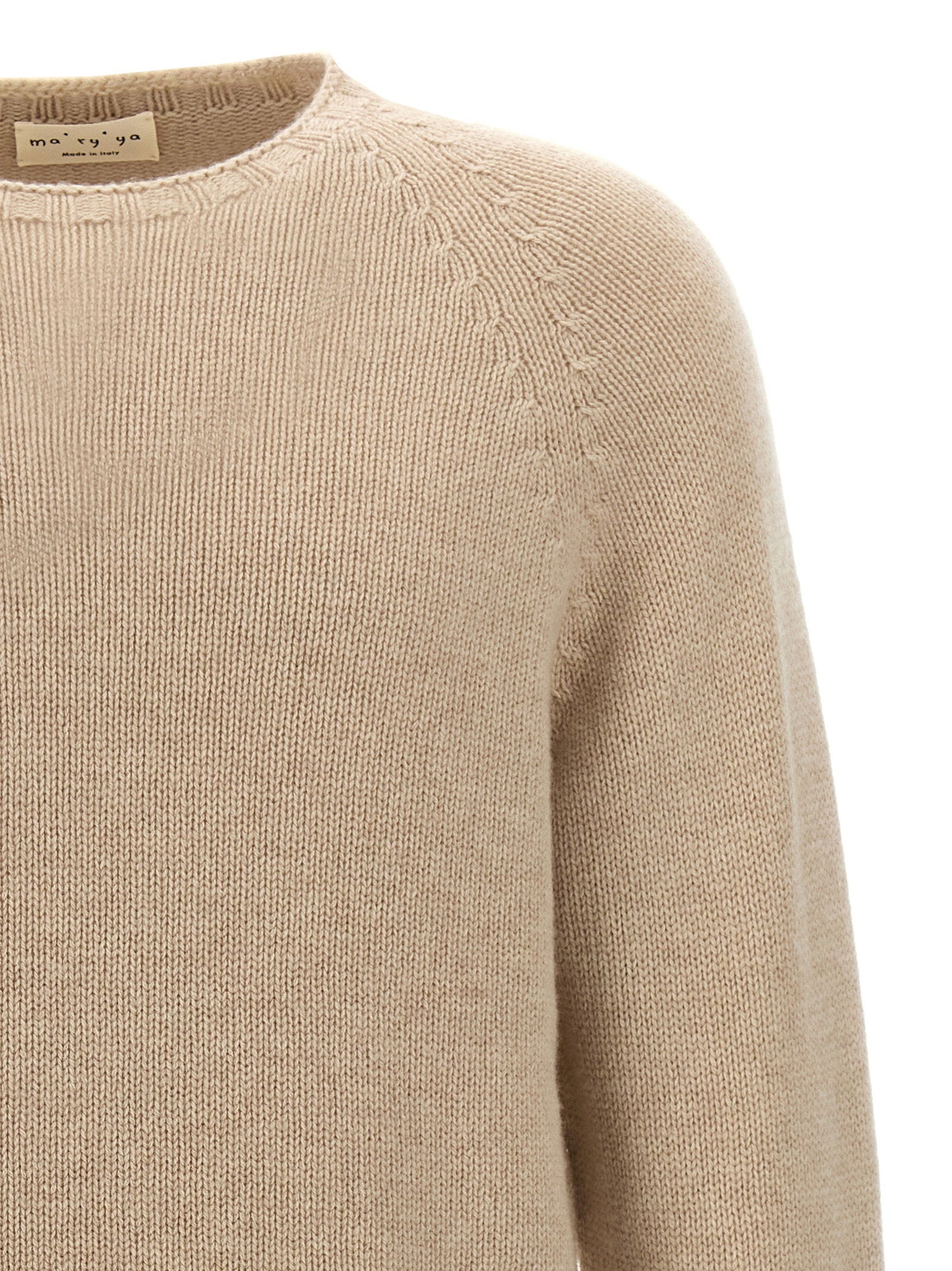 Ma'ry'ya Crew-neck Sweater – 75% wo, 15% se, 10% ws - view 3