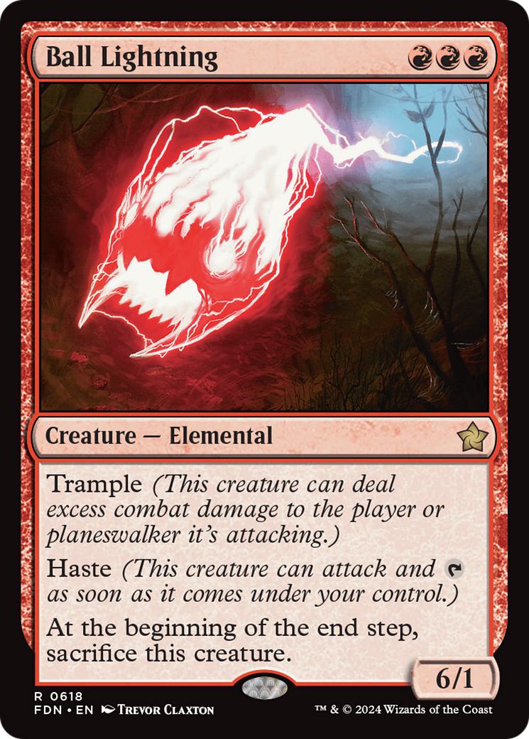 Ball lightning 618 – Magic Ball Lightning [618] [Foundations] [Non-Foil]