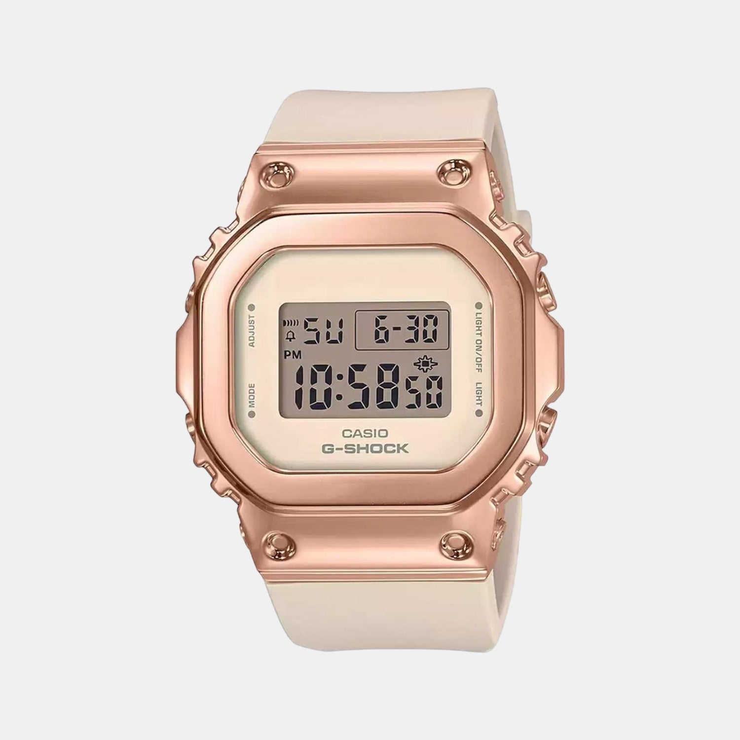 Casio G-Shock Women Quartz White Dial Digital Resin Watch G1071