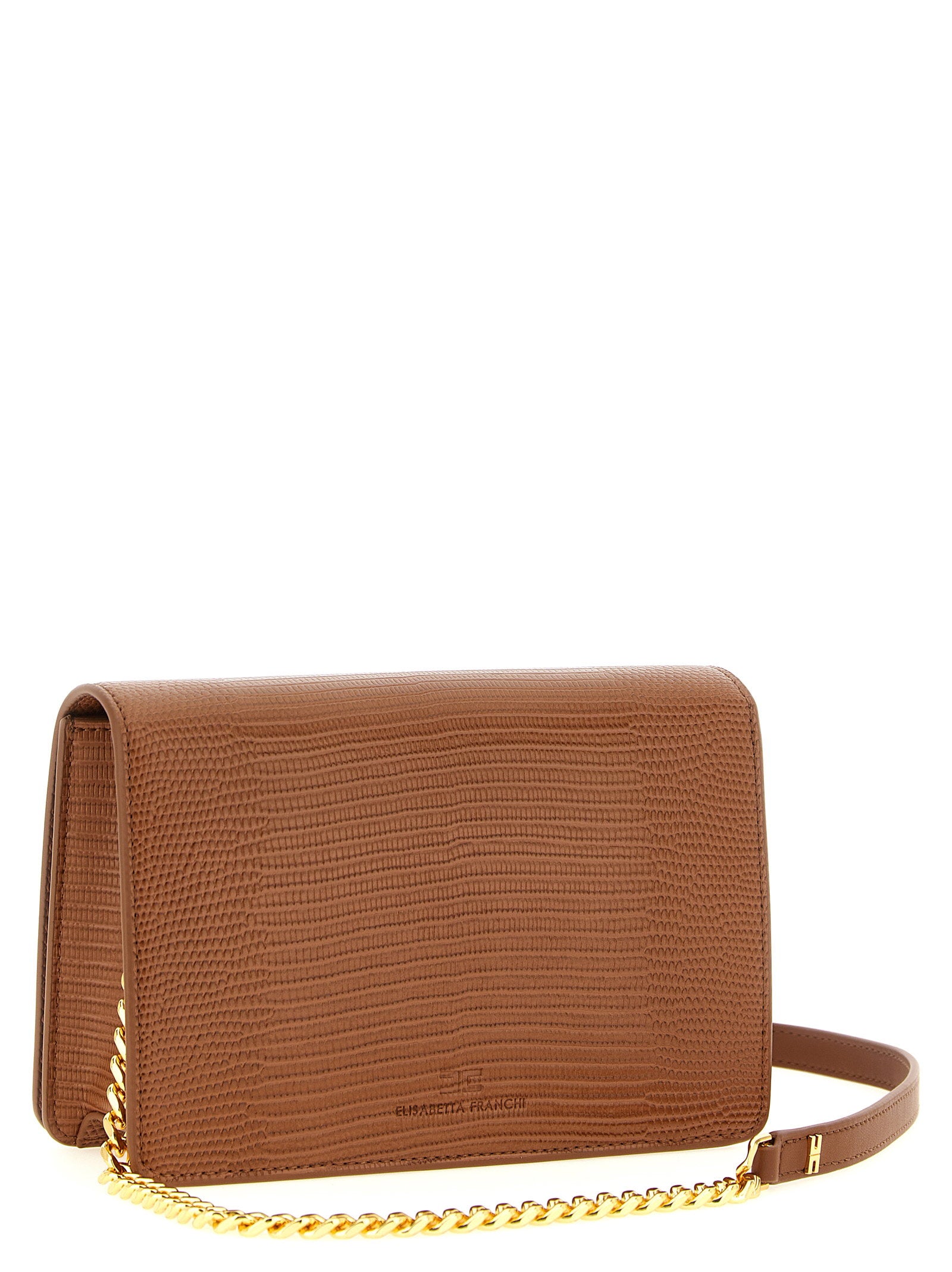 Elisabetta Franchi Lizard Print Crossbody Bag - view 2