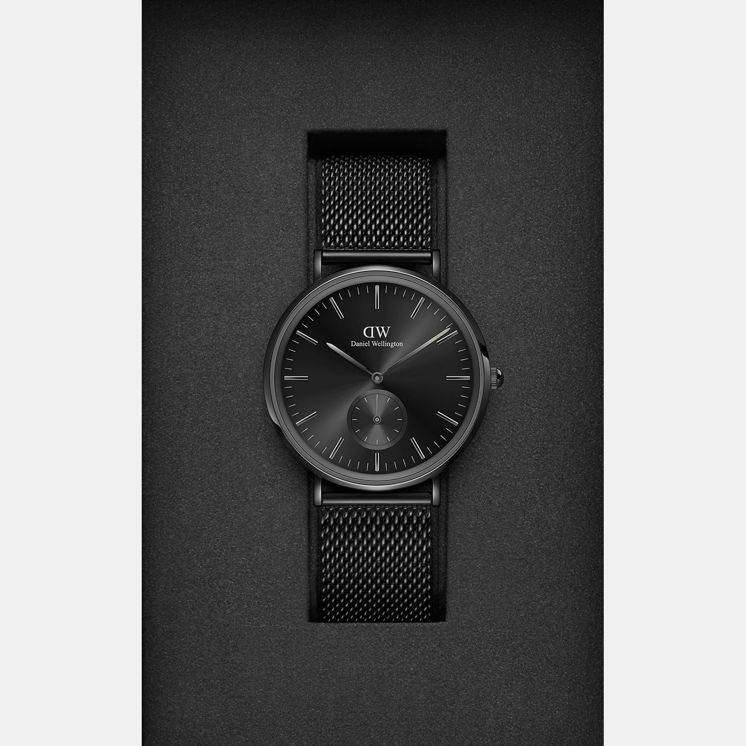 Daniel Wellington Classic Men Quartz Black Dial Analog Stainless Steel Watch DW00100714K - view 4